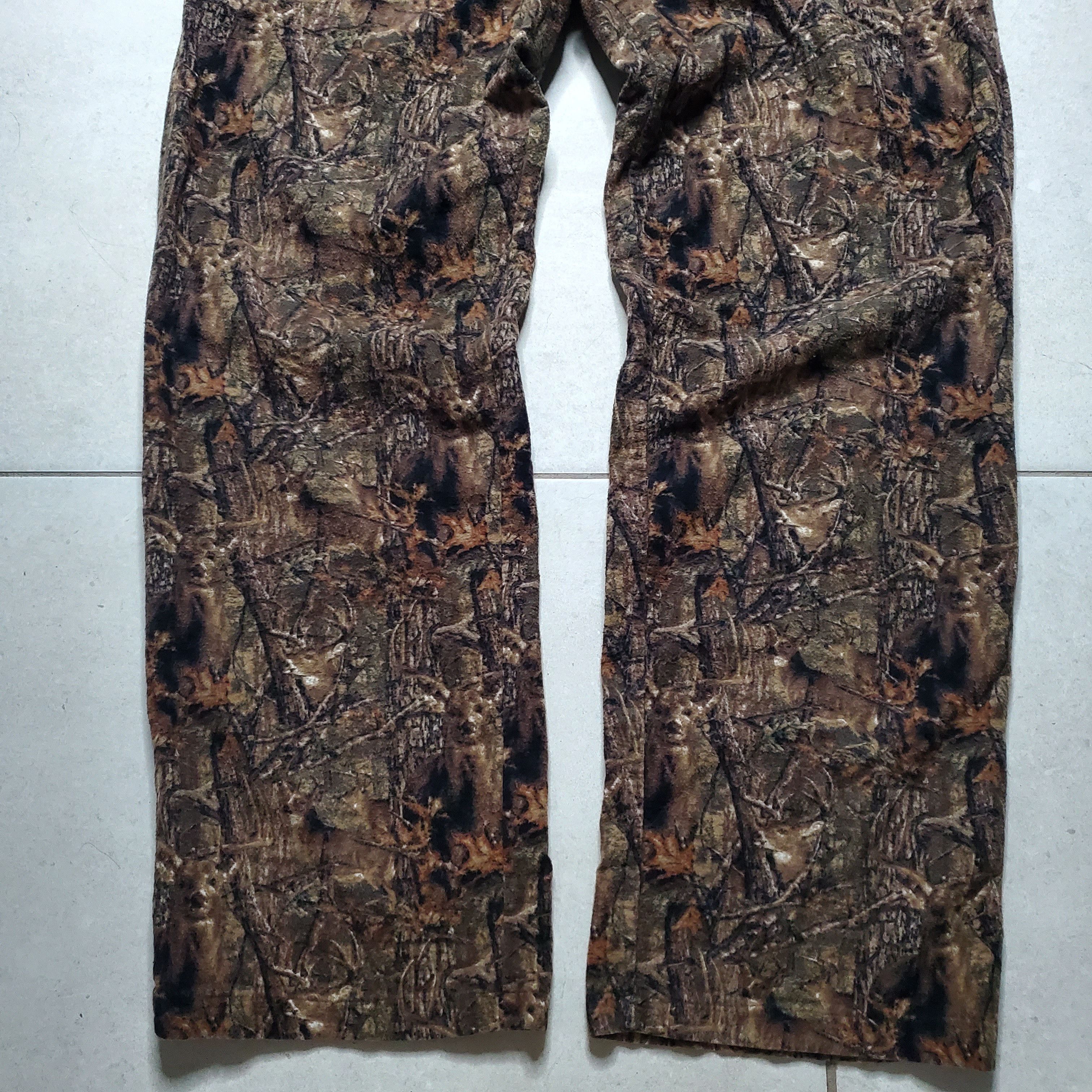 Realtree Vintage camo hunting sweatpants deer print Size US 33 - 3 Thumbnail