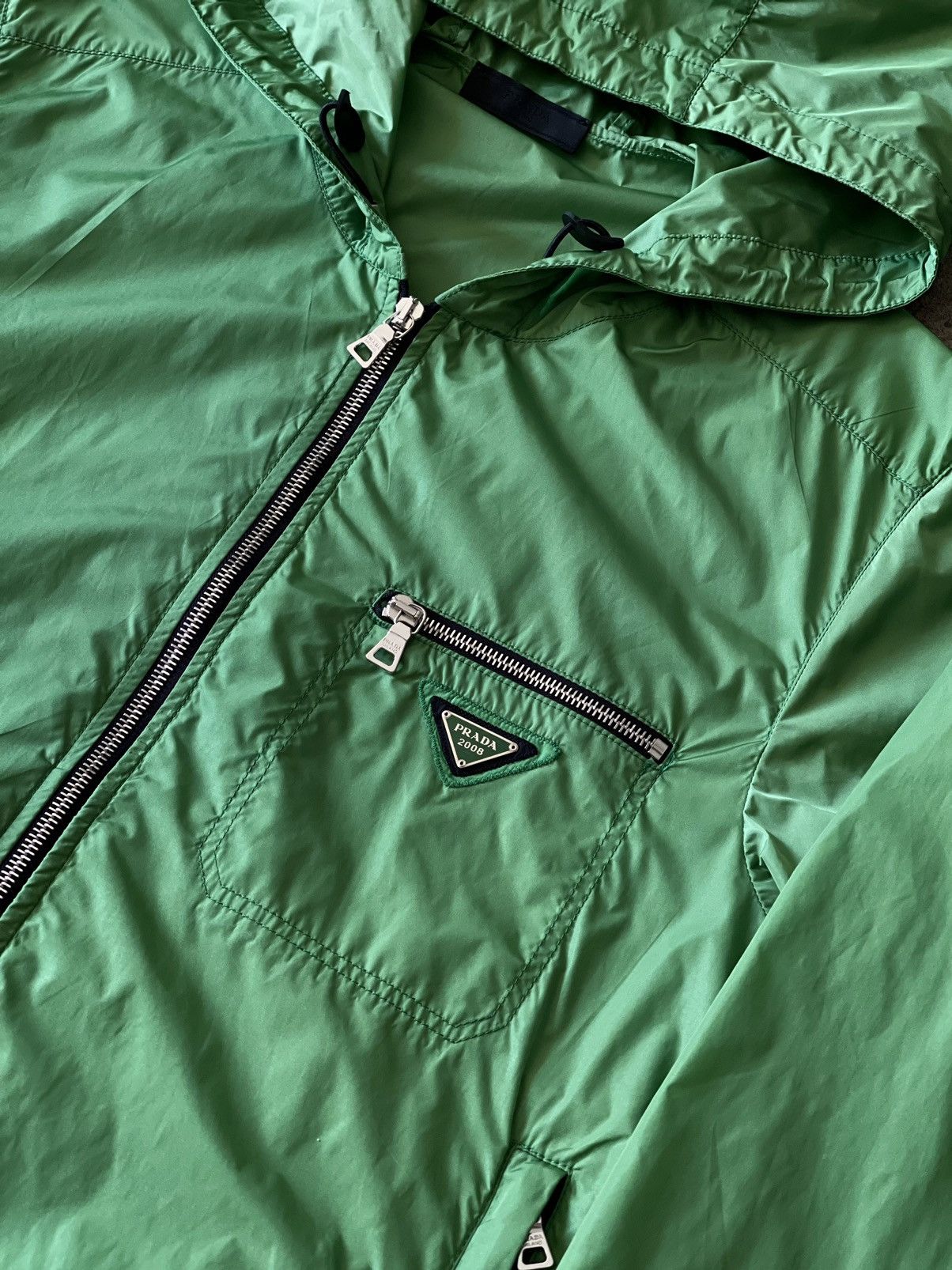 Prada Prada - AW2008 - Green Dopamine - Nylon Jacket Size US M / EU 48-50 / 2 - 2 Thumbnail