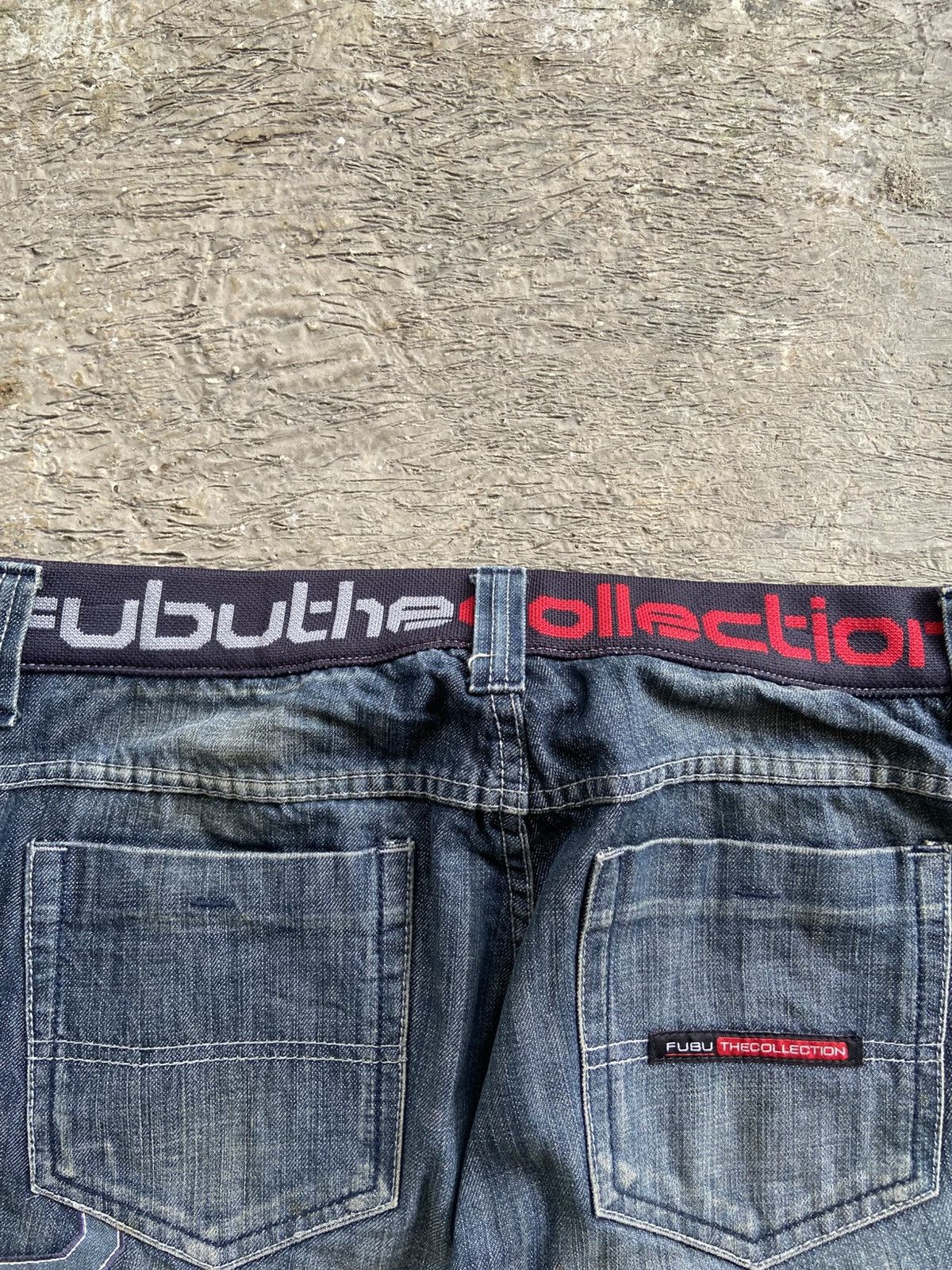 Fubu 1990s FUBU Collection - Hip Hop Ice Cube Style Denim Pants Size US 36 / EU 52 - 17 Thumbnail