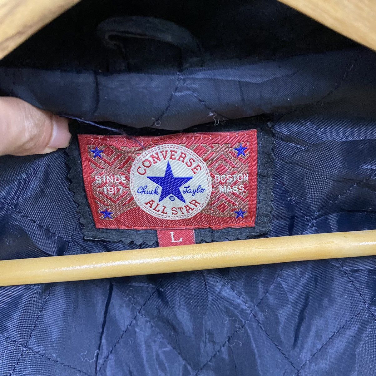 Converse × Vintage Vintage Converse Chuck Taylor Pig Skin Varsity Jacket Size US L / EU 52-54 / 3 - 13 Thumbnail