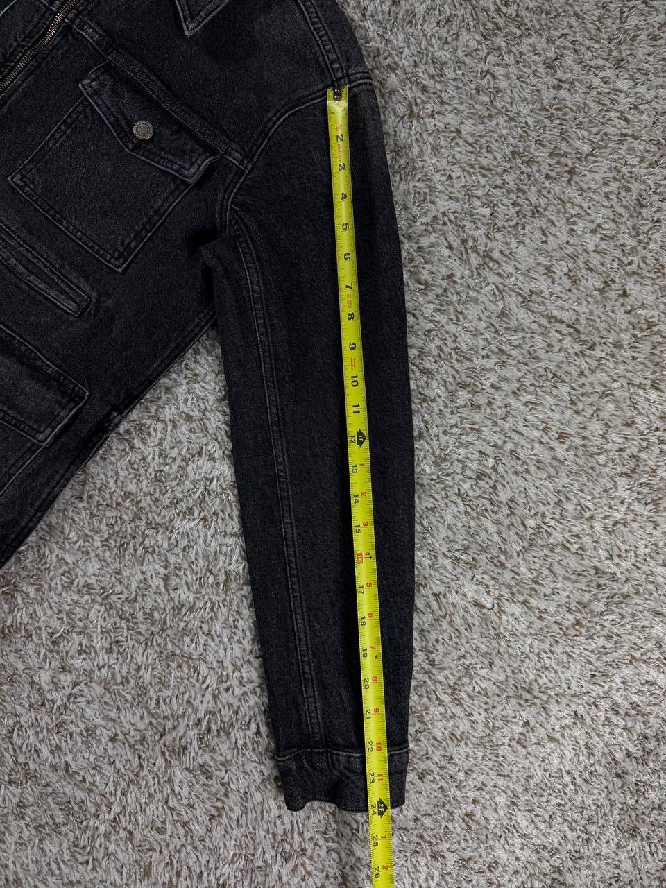 J.Lindeberg J.Lindeberg Full Zip Denim Black Jacket Size US M / EU 48-50 / 2 - 6 Thumbnail