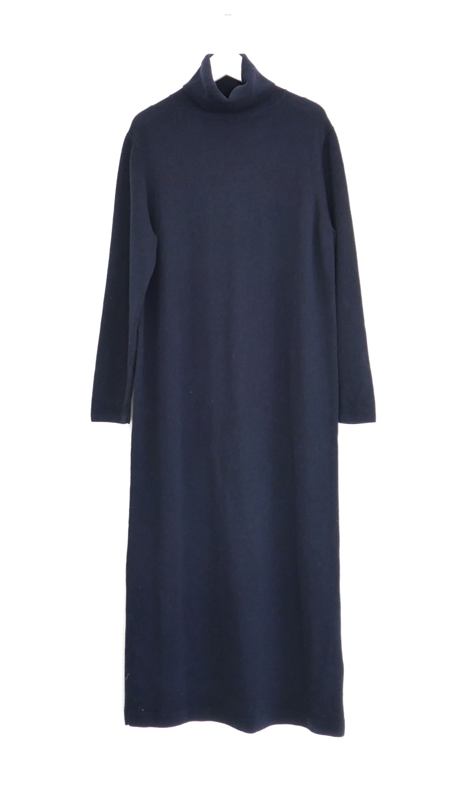 Allude Allude Navy Wool/Cashmere Sweater Dress Size L / US 10 / IT 46 - 2 Thumbnail