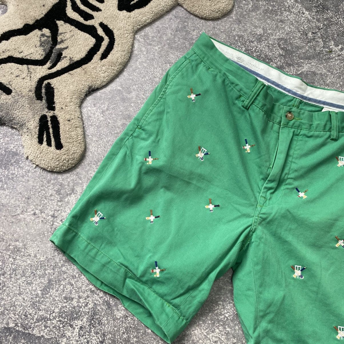 Vintage Vintage Polo Ralph Lauren monogrammed y2k Streetwear shorts Size US 34 / EU 50 - 3 Thumbnail