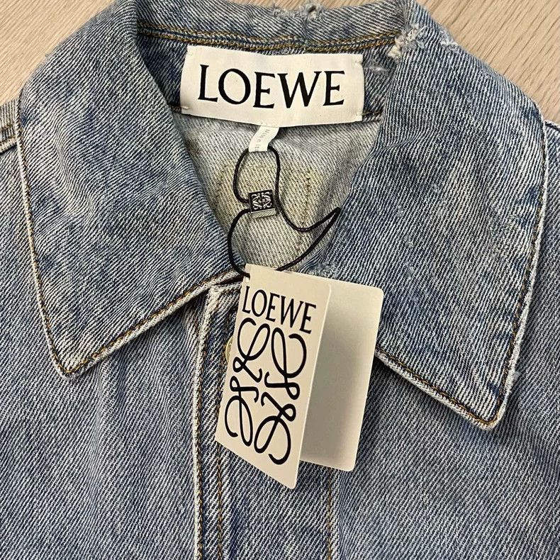 Other LOEWE Water-washed blue label tannin denim jacket Size M / US 6-8 / IT 42-44 - 5 Thumbnail