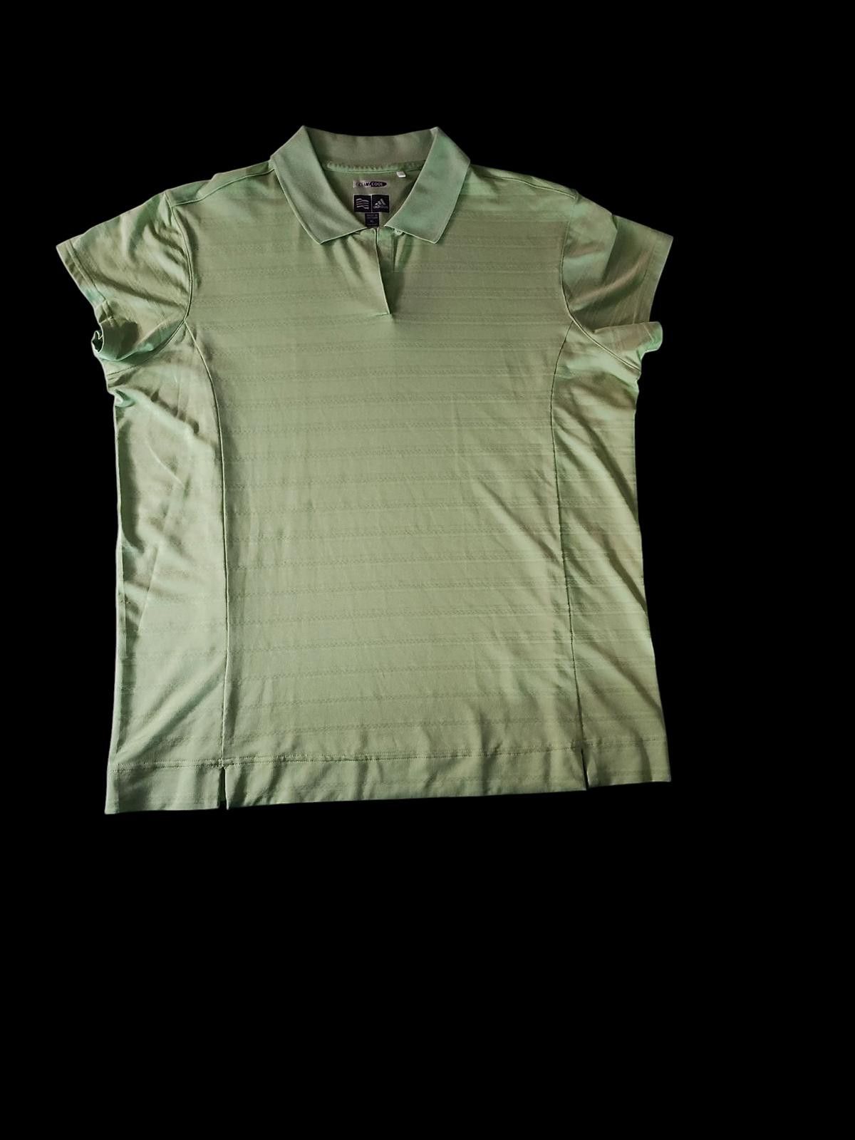 Adidas Adidas Men's Light Green Polo Shirt Size XL Size US XL / EU 56 / 4 - 9 Thumbnail