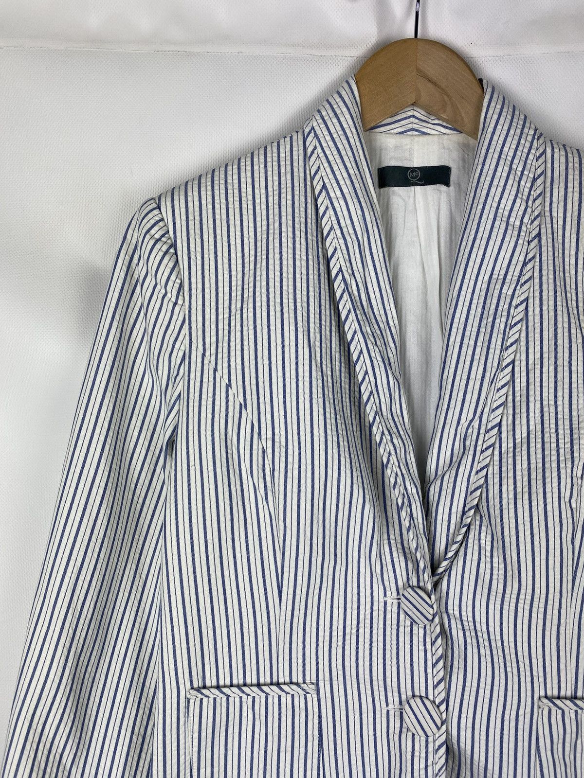 Alexander McQueen × MCQ Mcq Alexander McQueen ladies striped blazer jacket size 44 Size M / US 6-8 / IT 42-44 - 4 Thumbnail