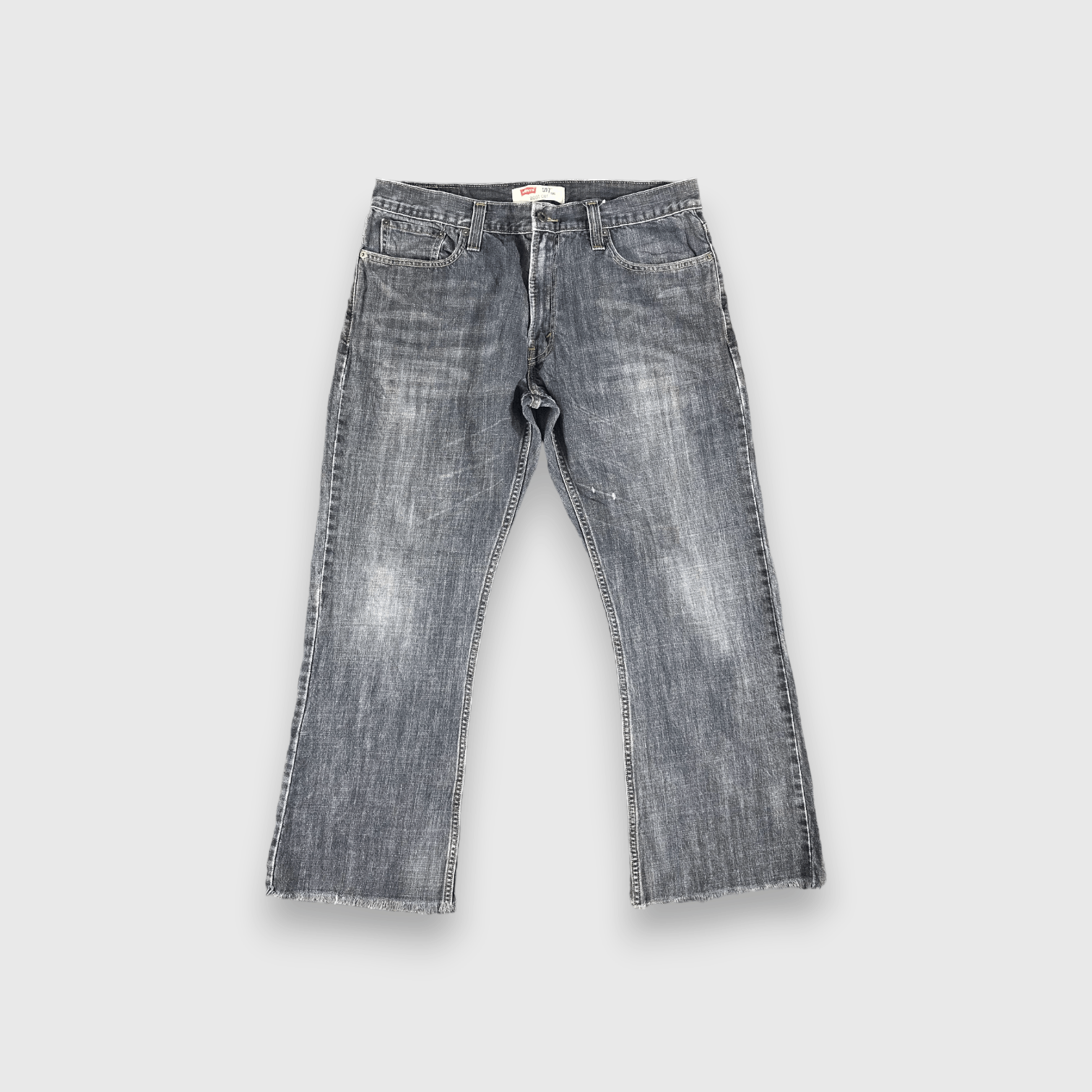 Levi's Vintage Faded Black Levis 527 Flare Jeans-J2307 Size US 34 / EU 50 - 1 Thumbnail