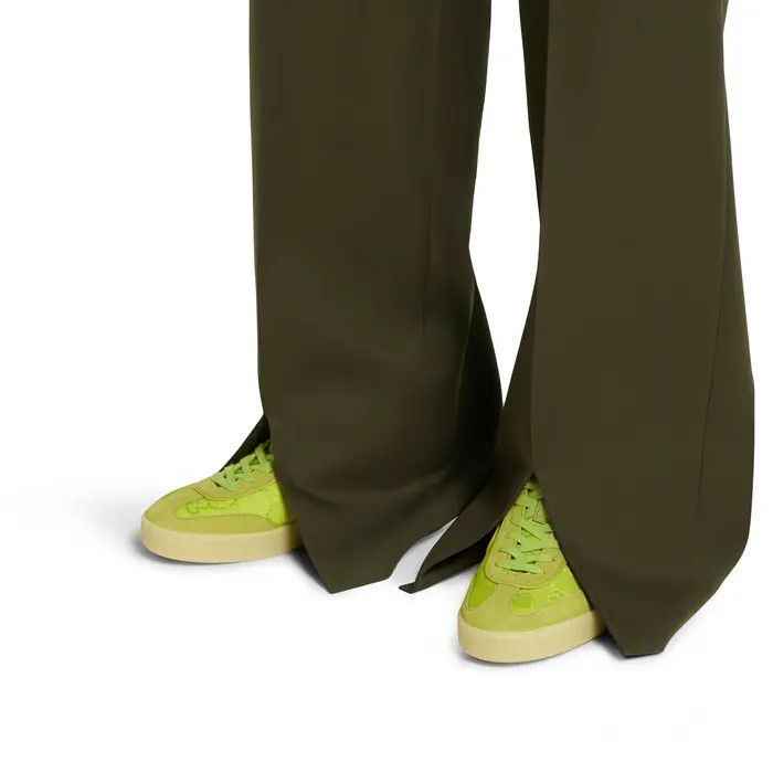Gucci o1loc1c0326 812656 Women's G75 Sneakers in Acid Green Size US 12 / IT 42 - 3 Thumbnail