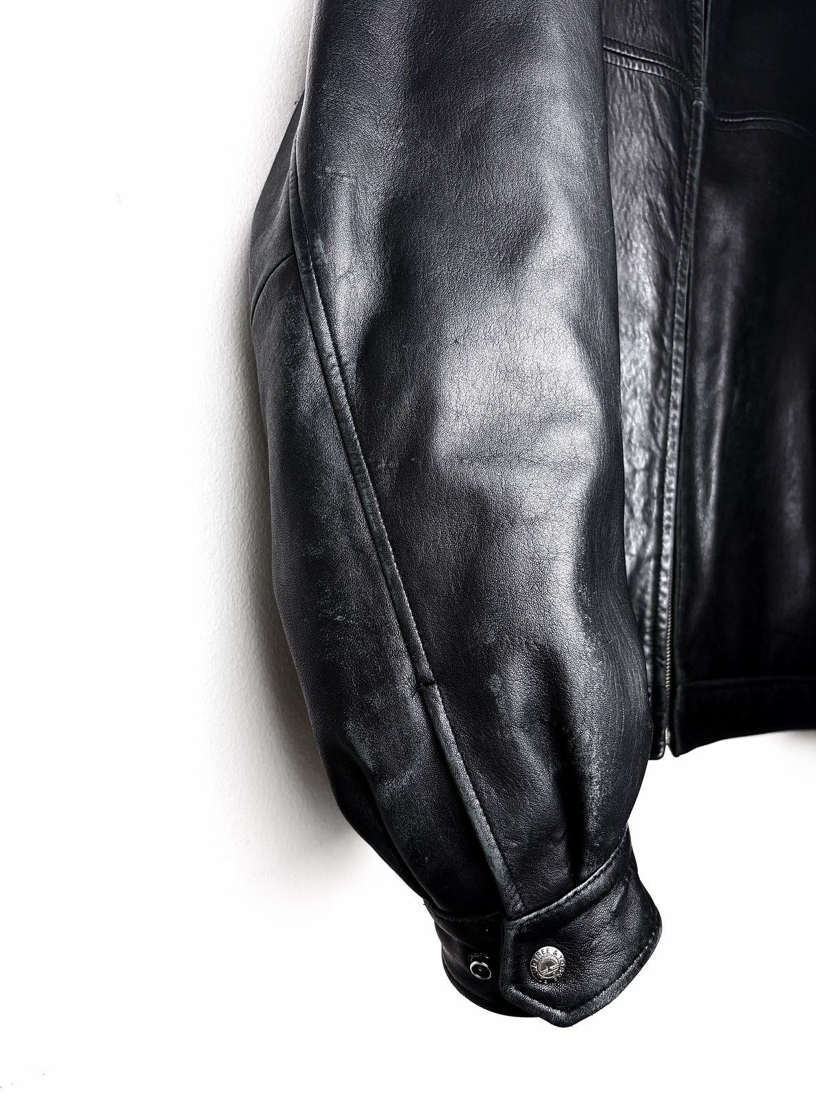 Roundtree & Yorke Roundtree & Yorke Lambskin Leather Jacket Size US XL / EU 56 / 4 - 4 Thumbnail