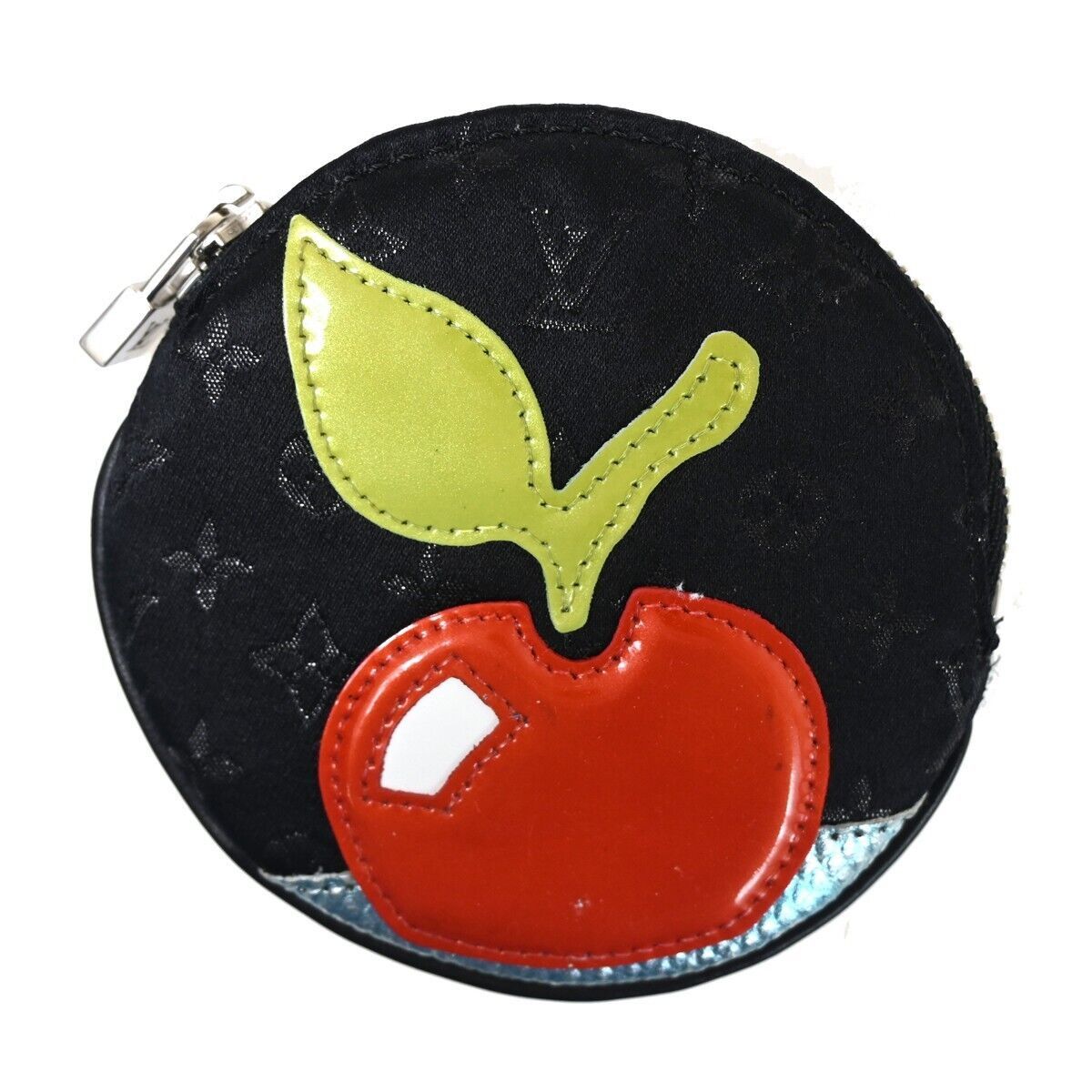 image of Louis Vuitton Porte Monnaie Rond Wallet in Black, Women's