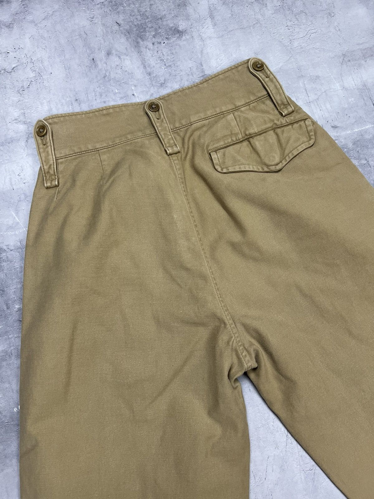 Nigel Cabourn Nigel Cabourn - BRITISH ARMY PANT VINTAGE TWILL BEIGE Sz 6 Size 27" / US 4 / IT 40 - 8 Thumbnail
