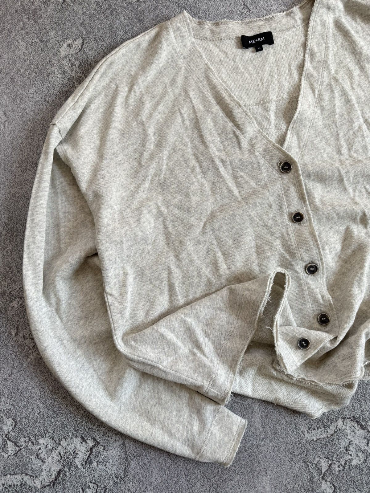 Designer × ME+EM ME+EM 12size button up Cardigan sweater jumper pullover Size M / US 6-8 / IT 42-44 - 3 Thumbnail