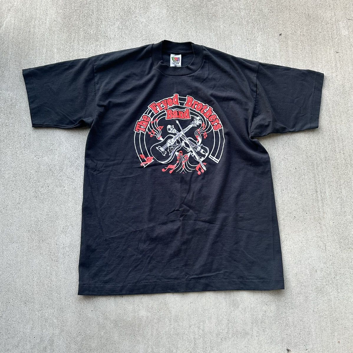 Band Tees Vintage The Fryed Brothers Band T Shirt 90s Single Stitch Size US L / EU 52-54 / 3 - 1 Thumbnail