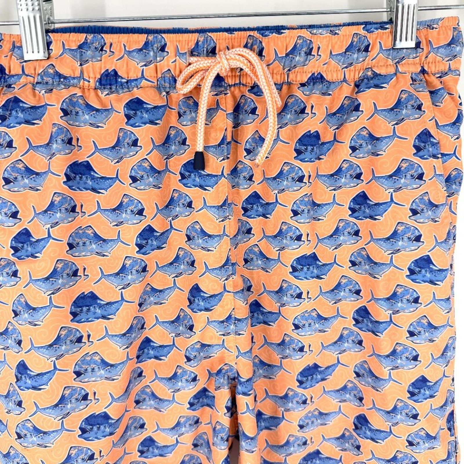 Peter Millar Peter Millar Seaside Swim Trunks Fish Print Men’s Small Size US 28 / EU 44 - 2 Thumbnail
