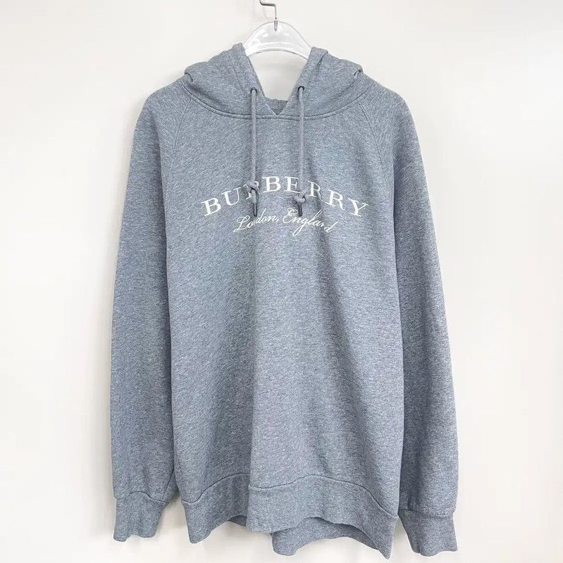 Burberry Burberry Gray Women's Hoodie Medium Size Size S / US 4 / IT 40 - 1 Thumbnail