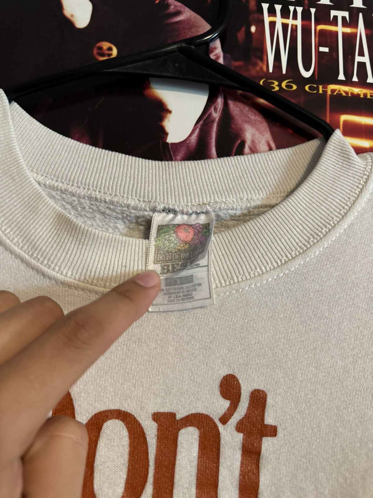 Fruit Of The Loom × Vintage Vintage 90s “Don’t mess with Texas” Crewneck Size US L / EU 52-54 / 3 - 2 Thumbnail