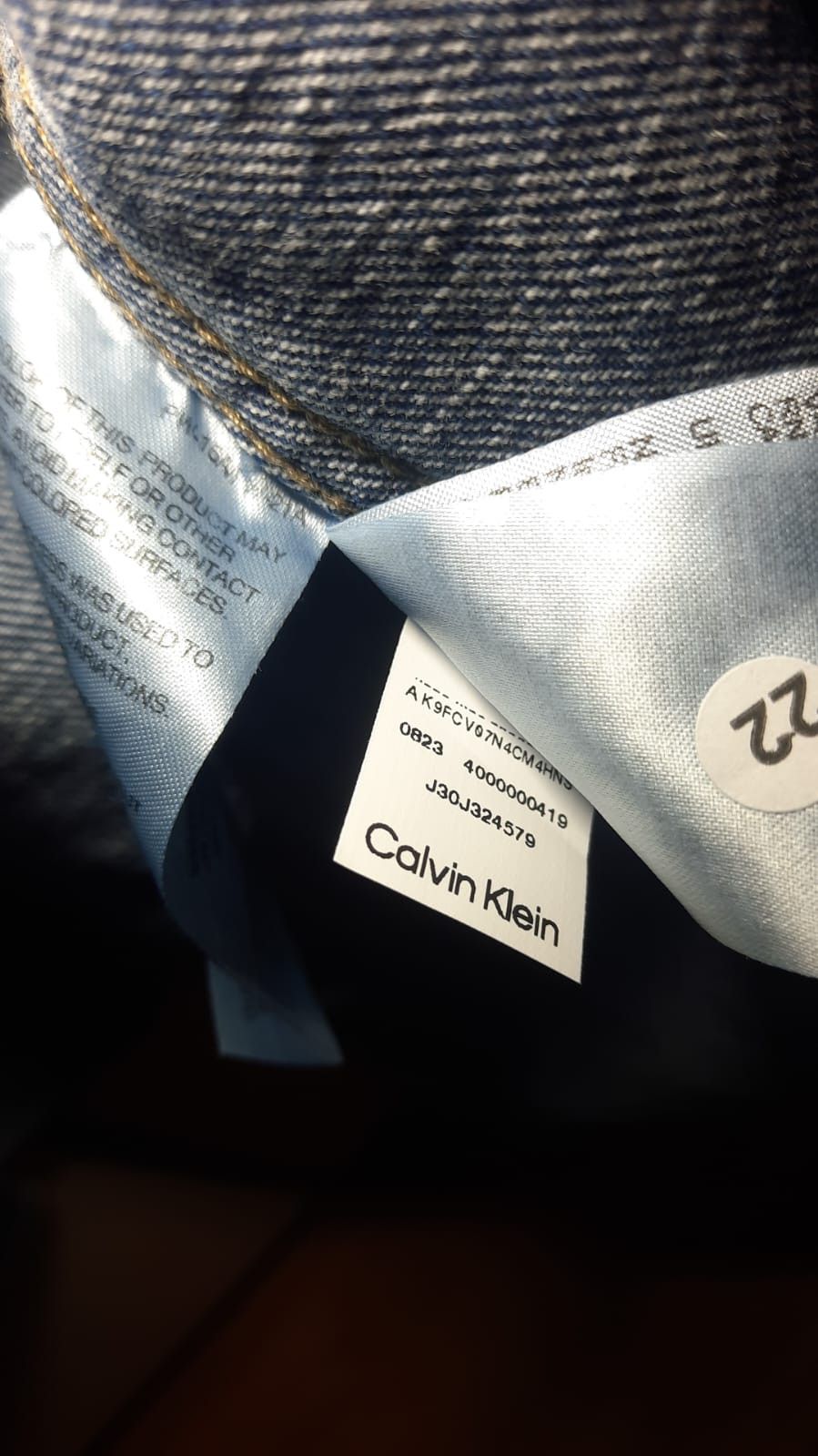 Calvin Klein CALVIN KLEIN JEANS Relaxed Linear Denim Shirt Size US L / EU 52-54 / 3 - 6 Thumbnail