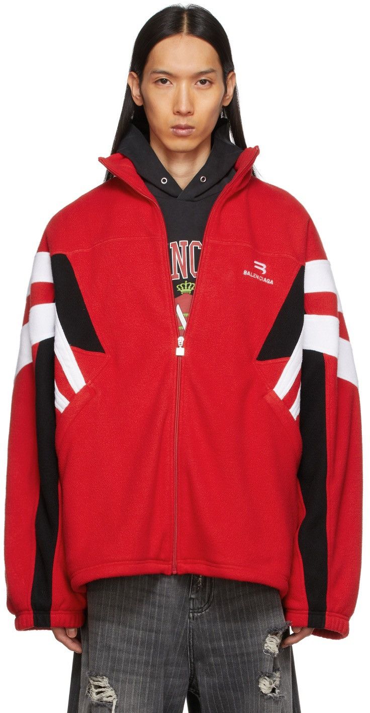 Balenciaga Balenciaga sporty b fleece jacket Size US XXS / EU 40 - 4 Thumbnail