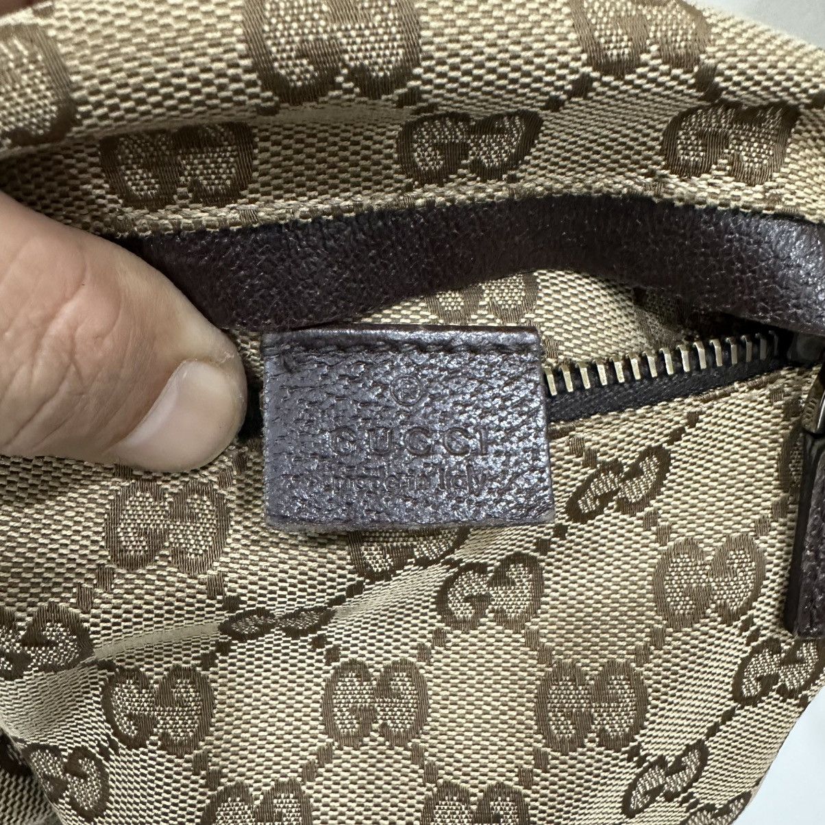 Gucci GUCCI GG CANVAS DOUBLE POCKET FANNY PACK BELT BAG 27 Size ONE SIZE - 14 Thumbnail