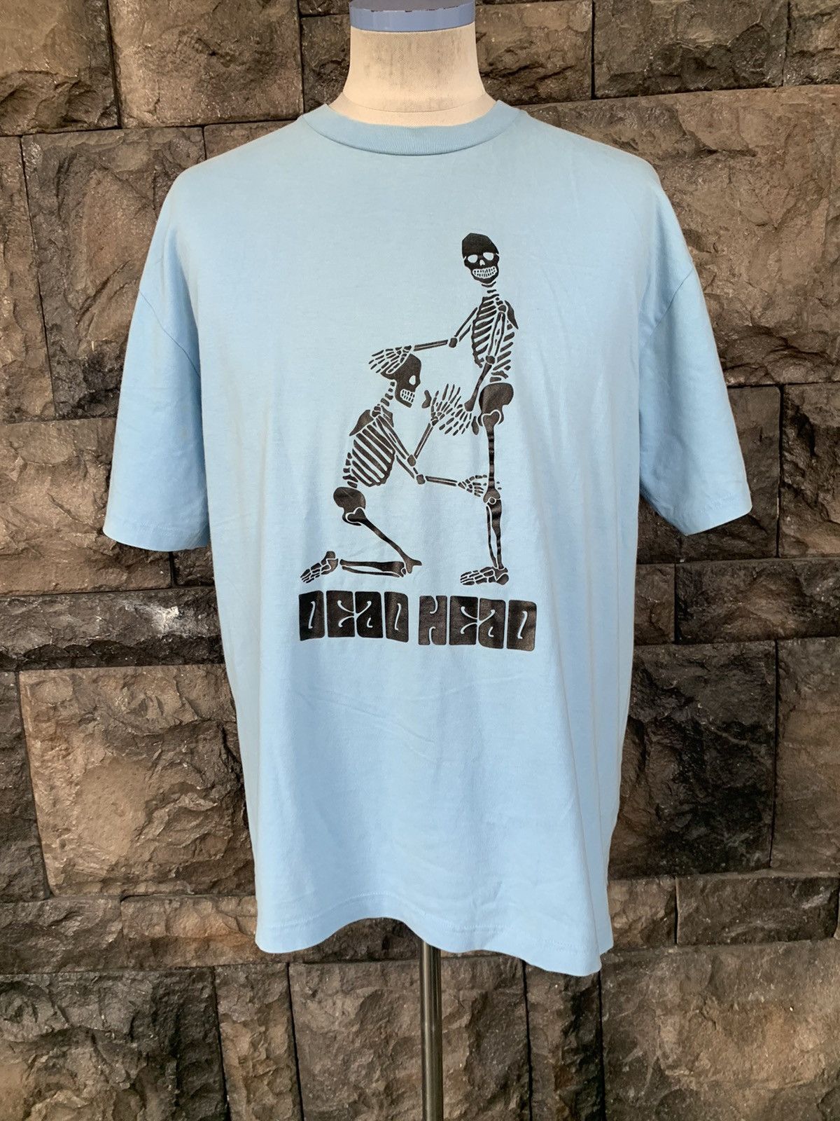 Vintage Vintage Double Shock Dead Head Funny Skull T shirt Size US L / EU 52-54 / 3 - 1 Thumbnail