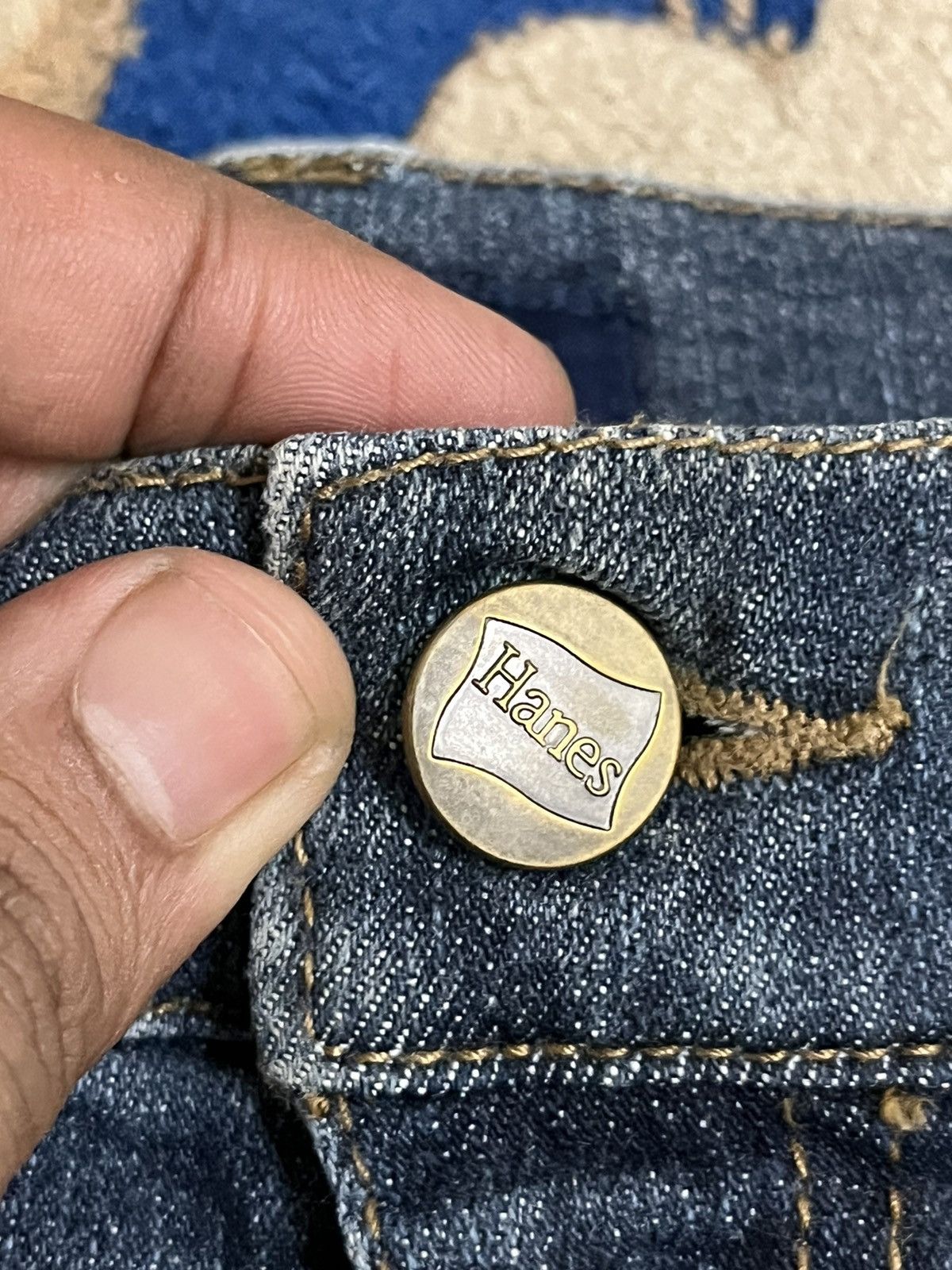 Hanes × Vintage Vintage Hanes Distressed Denim Size US 31 - 4 Thumbnail