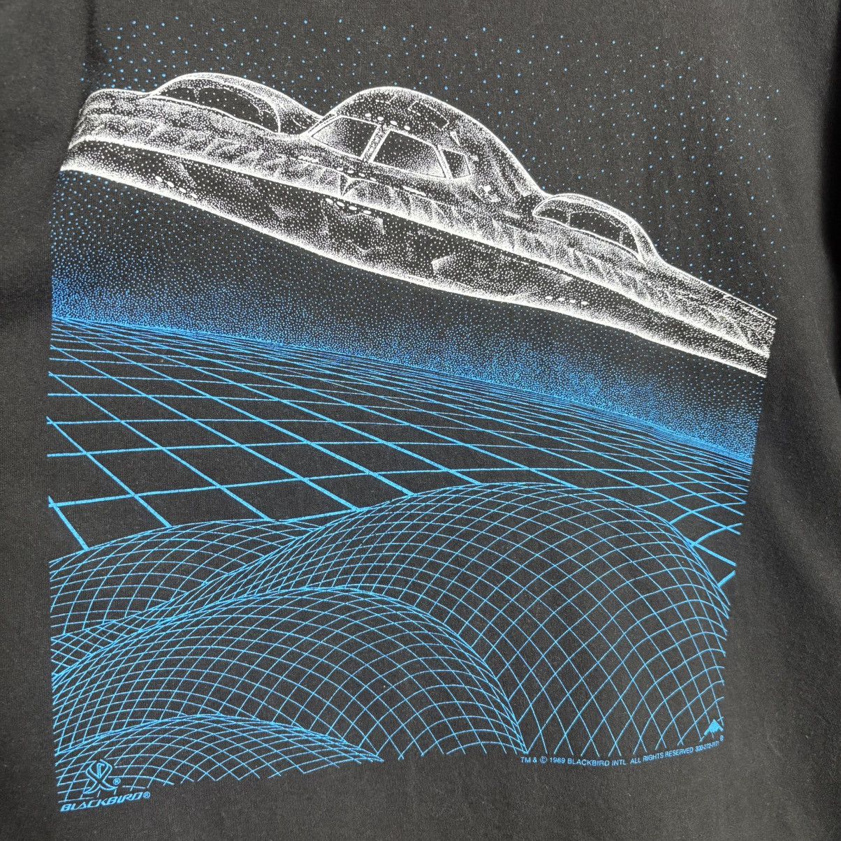 Vintage Vintage 1989s Blackbird B-2 Military T-Shirt / USA Jet Size US XXL / EU 58 / 5 - 3 Thumbnail