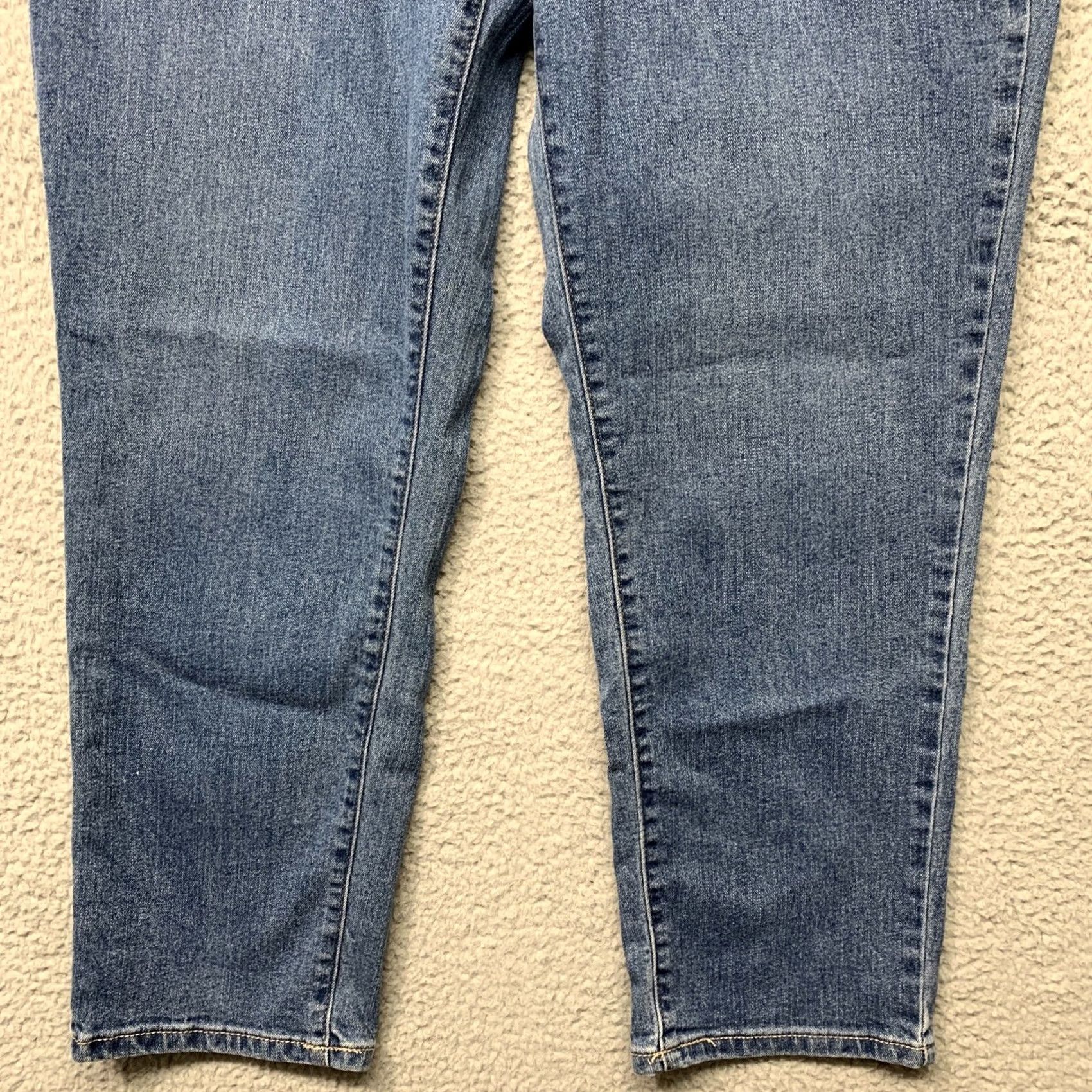 Vintage No Boundaries Ankle Jeans Women’s Size 11 Stretch Denim Straight Blue 5-Pockets Jeans Women Regular Size 11 Blue Stretch Size 32" / US 10 / IT 46 - 3 Thumbnail