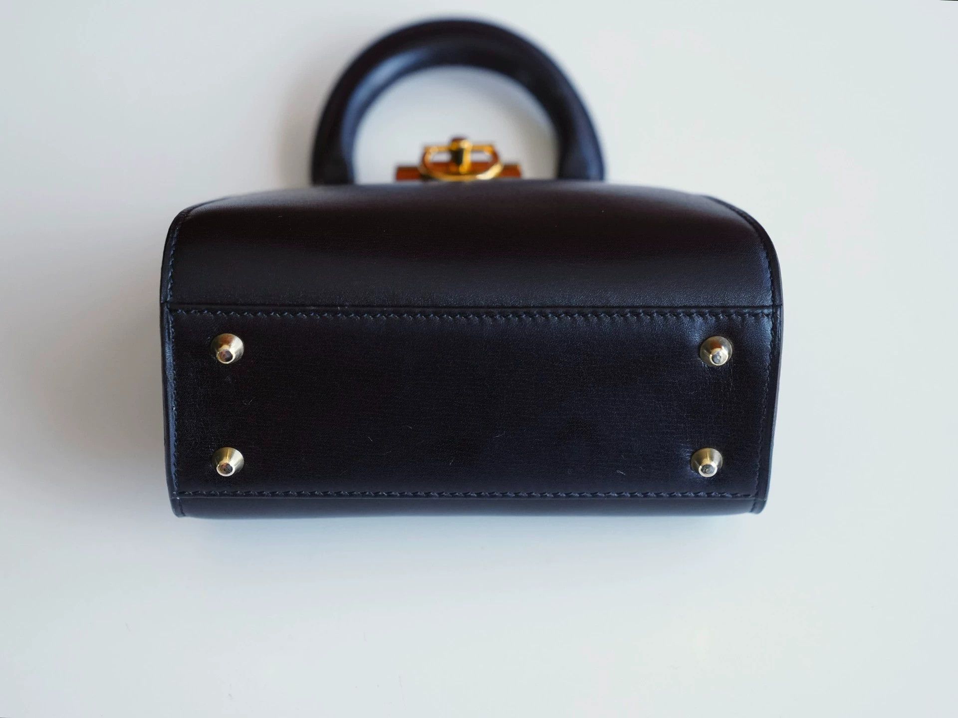 Dior Dior Vintage Black Gold Mini Doctor Bag Size ONE SIZE - 4 Thumbnail
