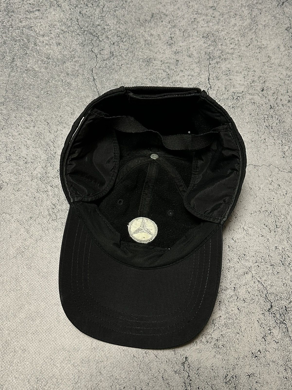 Mercedes-Benz Vintage Mercedes Benz Nylon Racing Earflap Trapper Cap Hat Size ONE SIZE - 10 Thumbnail