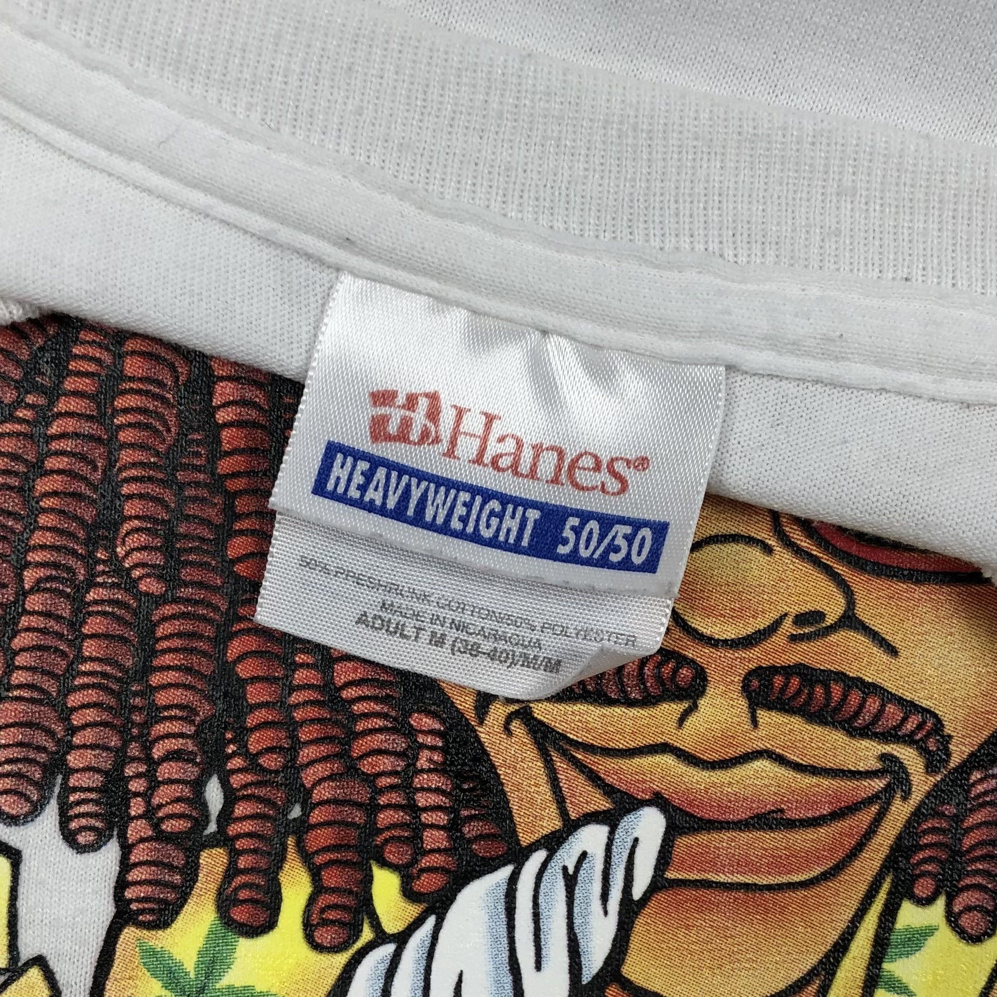 Vintage Smoke Weed Rasta Miami Beach Florida USA Vintage Tee Size US M / EU 48-50 / 2 - 4 Thumbnail