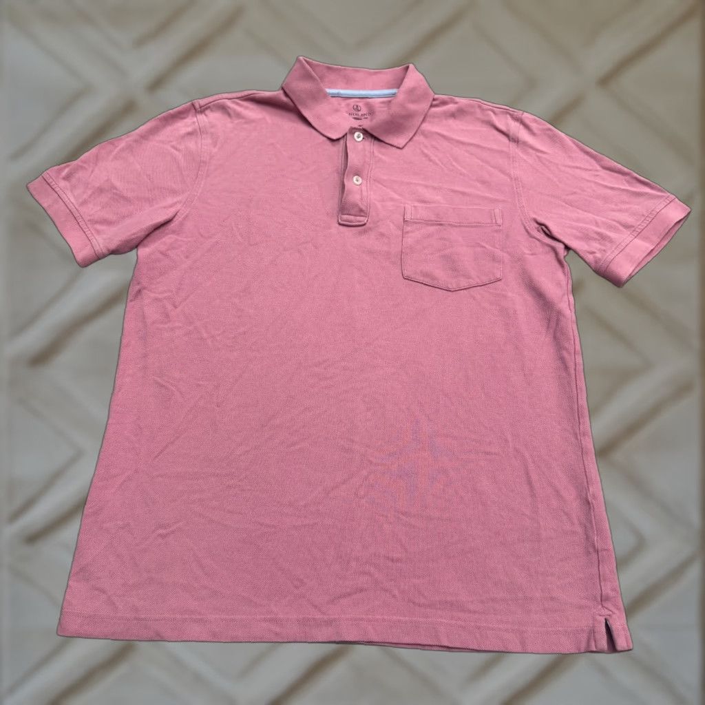 Lands' End VINTAGE Lands' End Polo Shirt Men's Small Pink Casual Short Sleeve Cotton Size US S / EU 44-46 / 1 - 1 Thumbnail