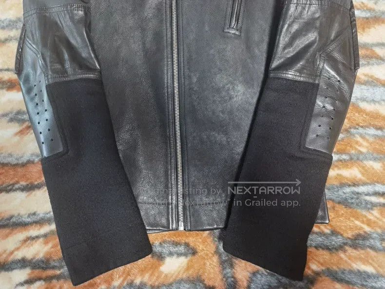 Rick Owens Rick Owens 14 FW Mainline Men's Patchwork Leather Jacket Size US M / EU 48-50 / 2 - 5 Thumbnail