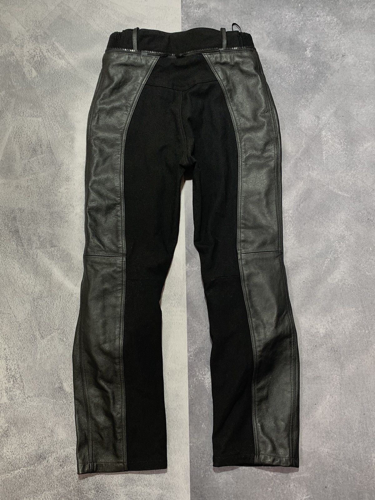 Vintage Vintage Y2K leather motorcycle biker pants size 28 Size 28" / US 6 / IT 42 - 5 Thumbnail
