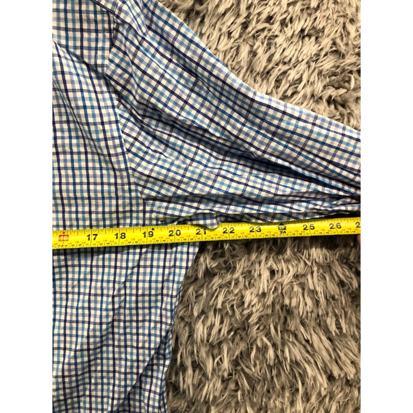 Charles Tyrwhitt Charles Tyrwhitt Shirt Size 15.5 Mens Long Sleeve Spread Collar Blue Classic Fit Size US L / EU 52-54 / 3 - 5 Thumbnail