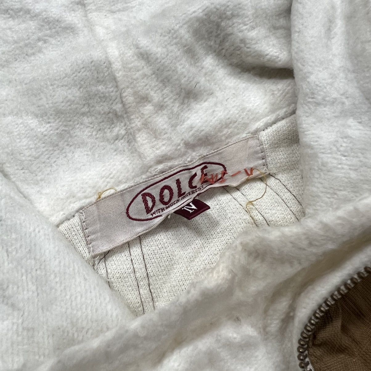 Vintage Vintage 90s Dolce With Much Interest Half Zip Hoodie Size US L / EU 52-54 / 3 - 7 Thumbnail