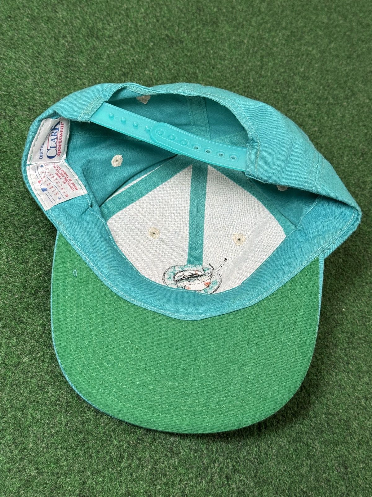 MLB Vintage 90s Miami Marlins Florida Retro Snapback Cap Hat Size ONE SIZE - 5 Thumbnail