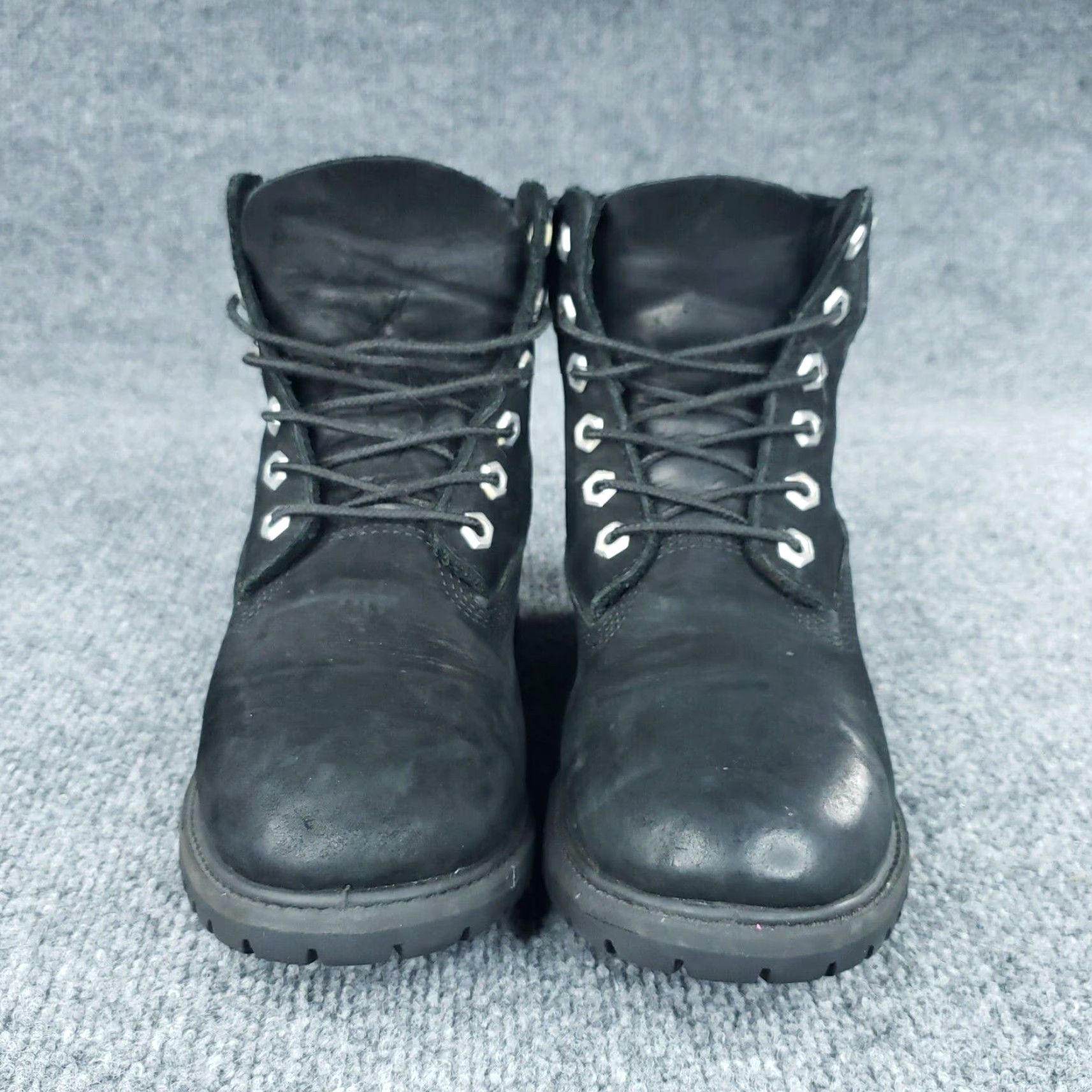 Timberland Timberland Waterproof Boots Womens Black Leather Velvet Size 6 Size US 4 / IT 34 - 2 Thumbnail