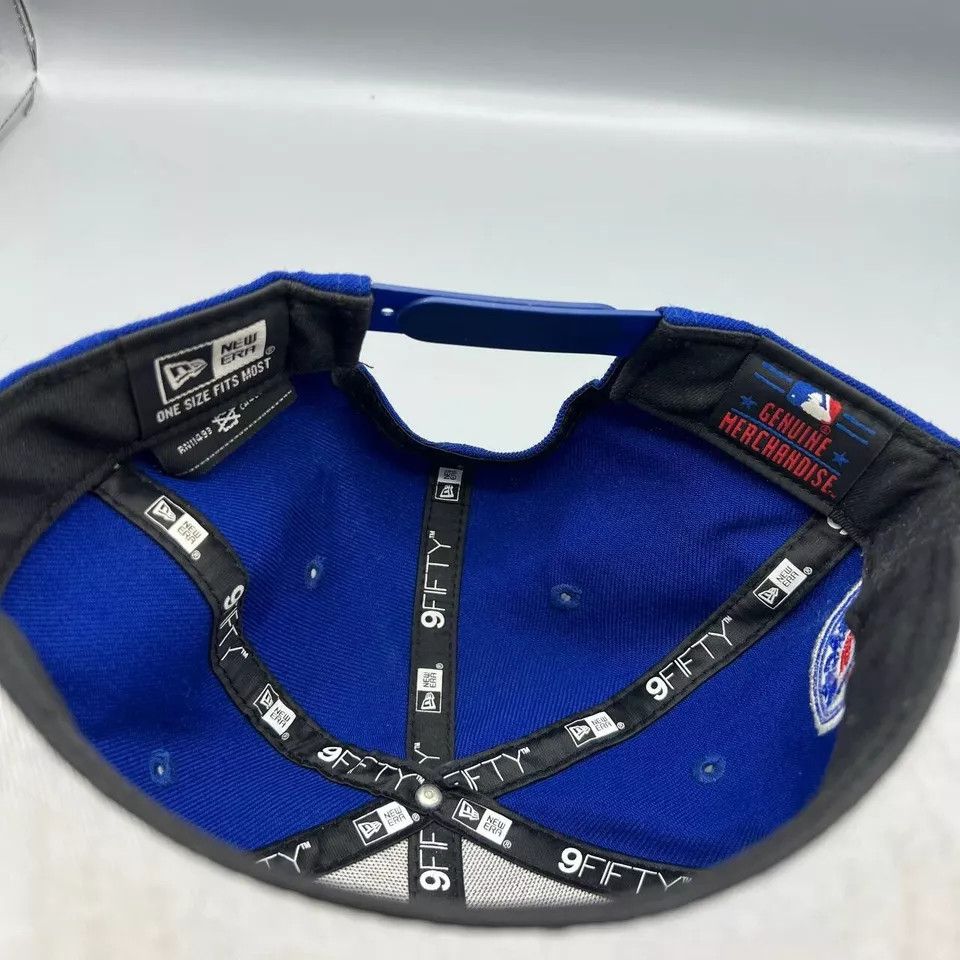 New Era Toronto Blue Jays Hat Men Blue 9Fifty New Era Snap Back Cap Size ONE SIZE - 6 Thumbnail