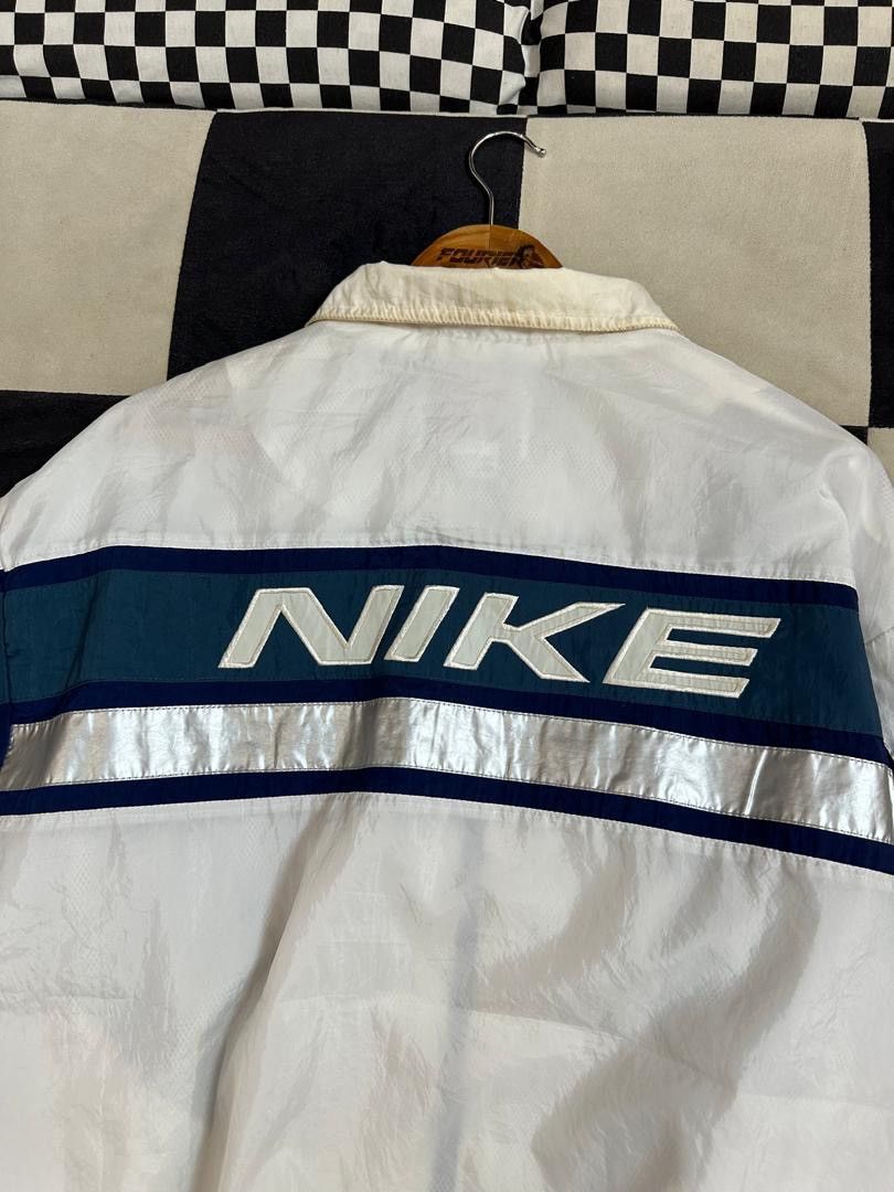 Nike × Vintage VINTAGE NIKE SPELLOUT EMBROIDERY WINDBREAKER Size US XL / EU 56 / 4 - 2 Thumbnail