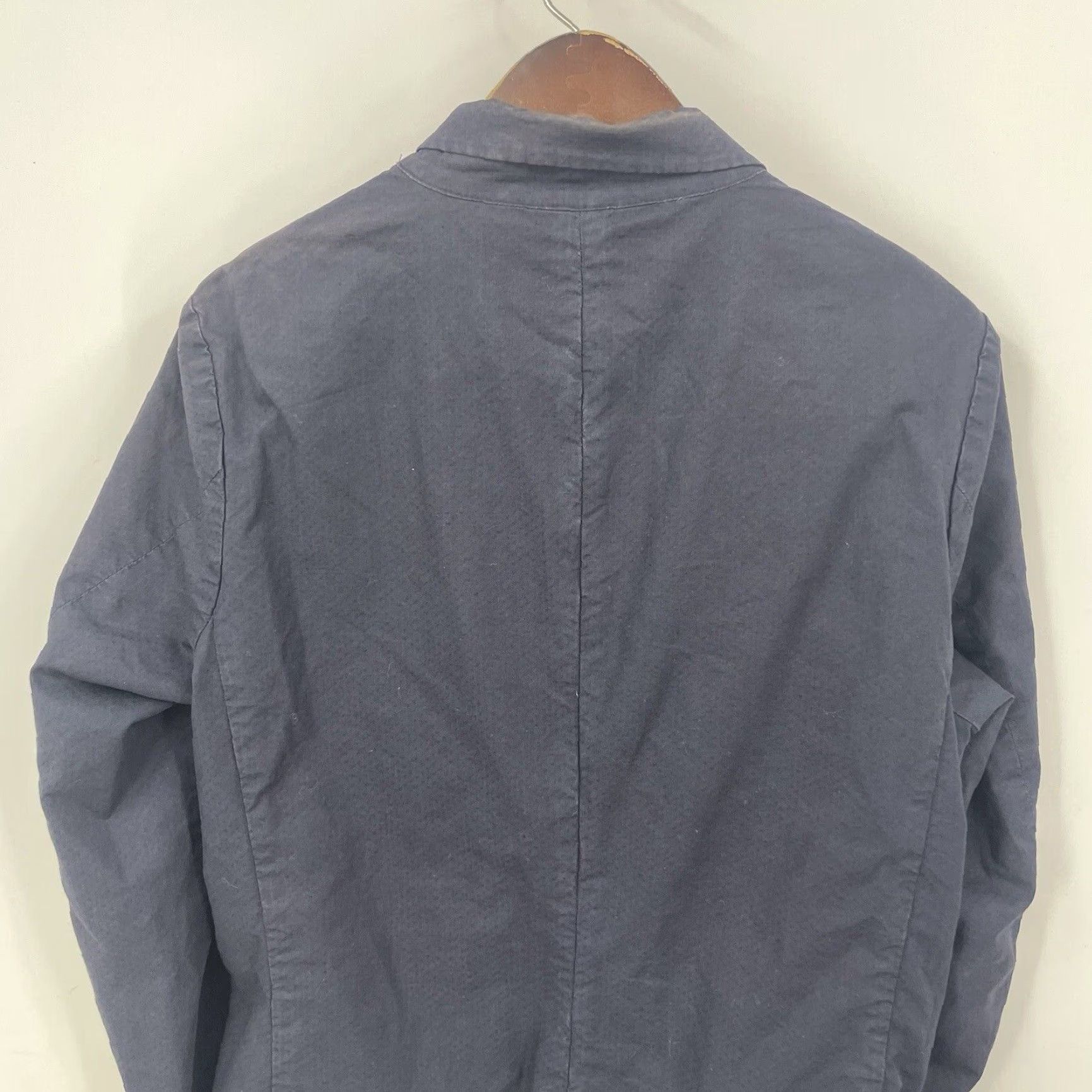 CLOSED Closed Blazer Men Small Blue Textured Regular Fit Casual Business Travel Size 36R - 5 Thumbnail