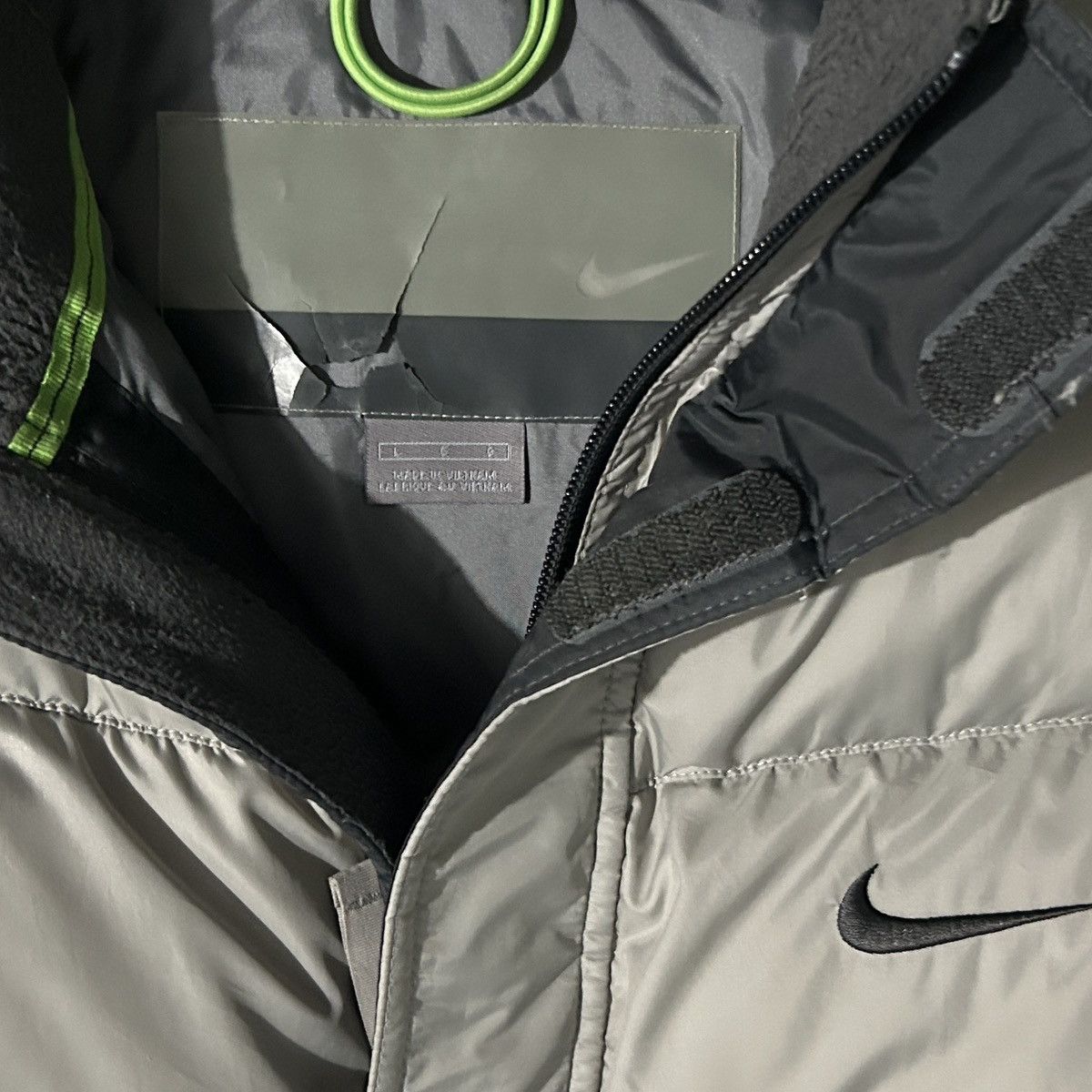 Nike Mens Vintage Y2K Nike Puffer Down Coat Jacket Sz Large Size US L / EU 52-54 / 3 - 3 Thumbnail