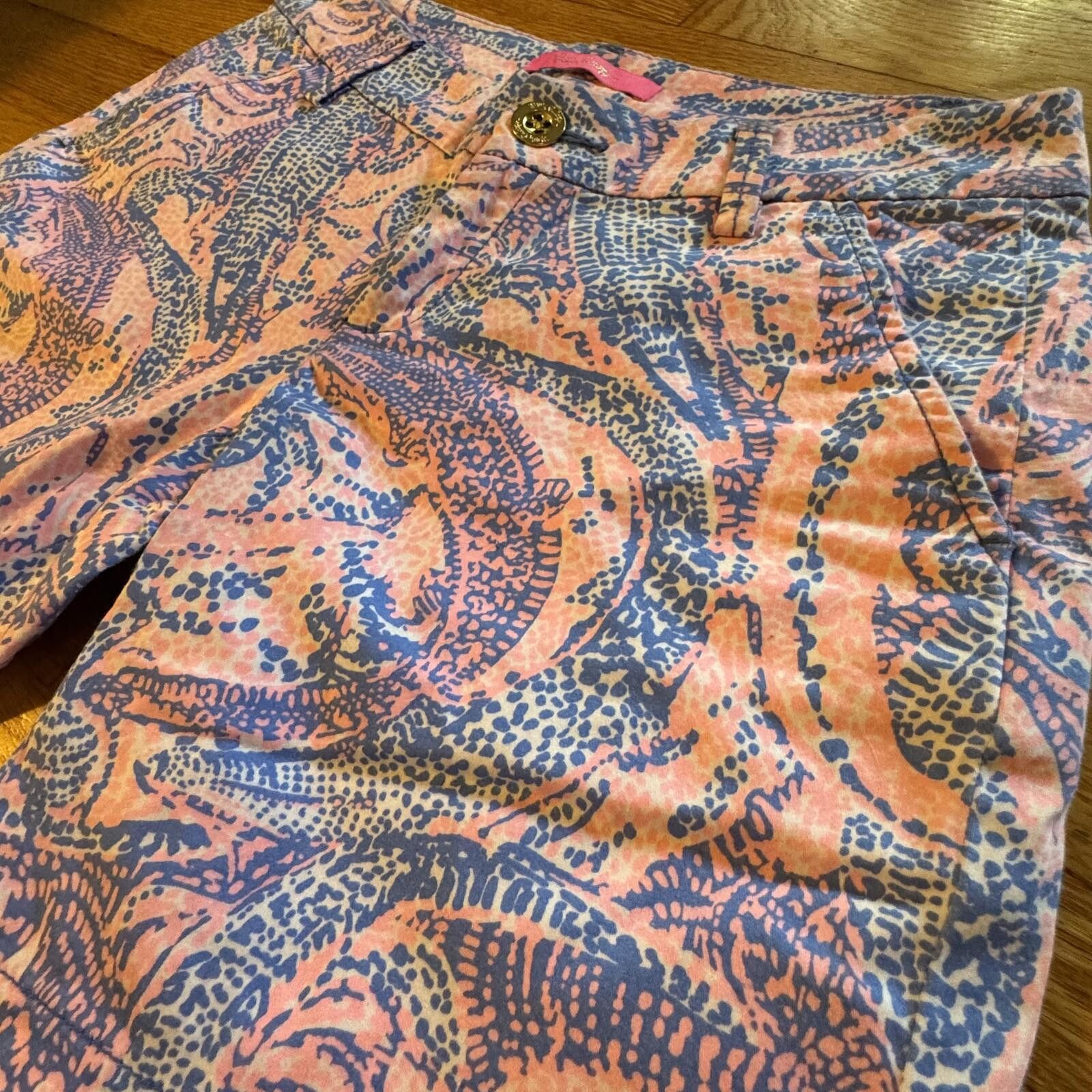 Other Lilly Pulitzer Jayne "Maybe Gator" Size 0 Size 28" / US 6 / IT 42 - 2 Thumbnail
