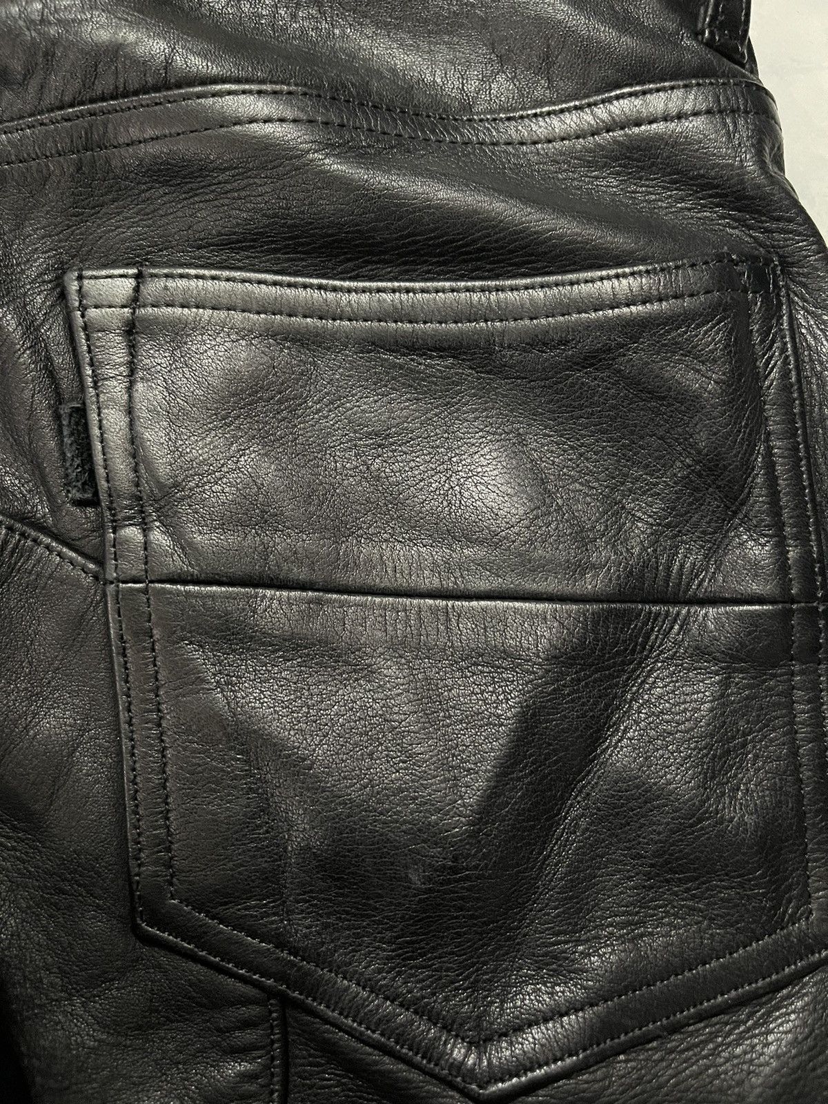 Japanese Brand John Undercover Leather Pants SlimFit Size US 30 / EU 46 - 5 Thumbnail