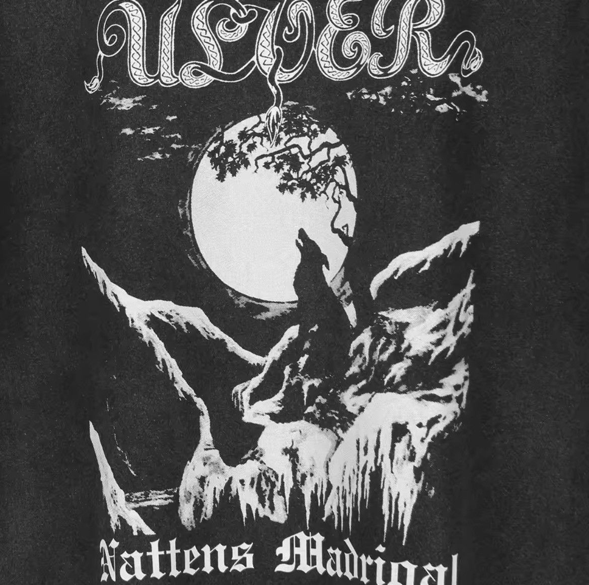 Vintage Ulver The Madrigal Of Night Black Graphics Printed T Shirt Size US M / EU 48-50 / 2 - 3 Thumbnail