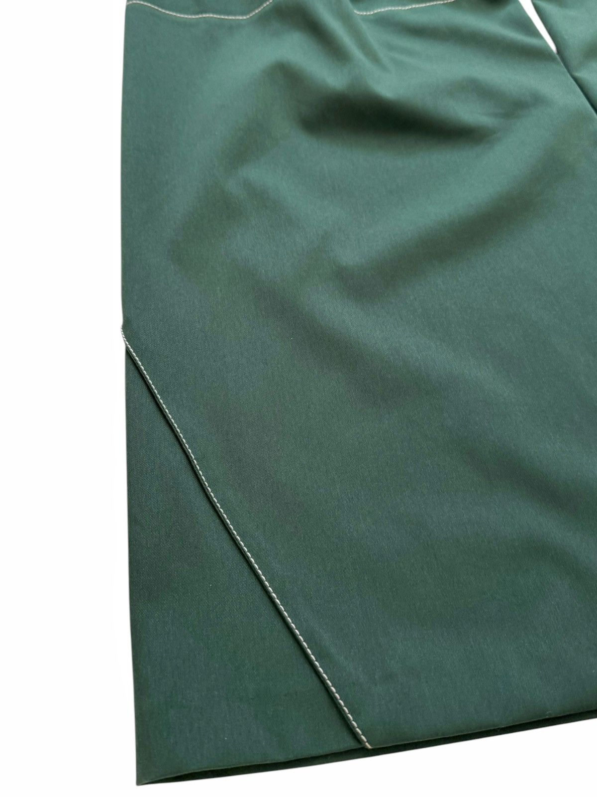 Kiko Kostadinov SS23 Angled Baggy Green Trouser Pant Size 27" / US 4 / IT 40 - 10 Thumbnail