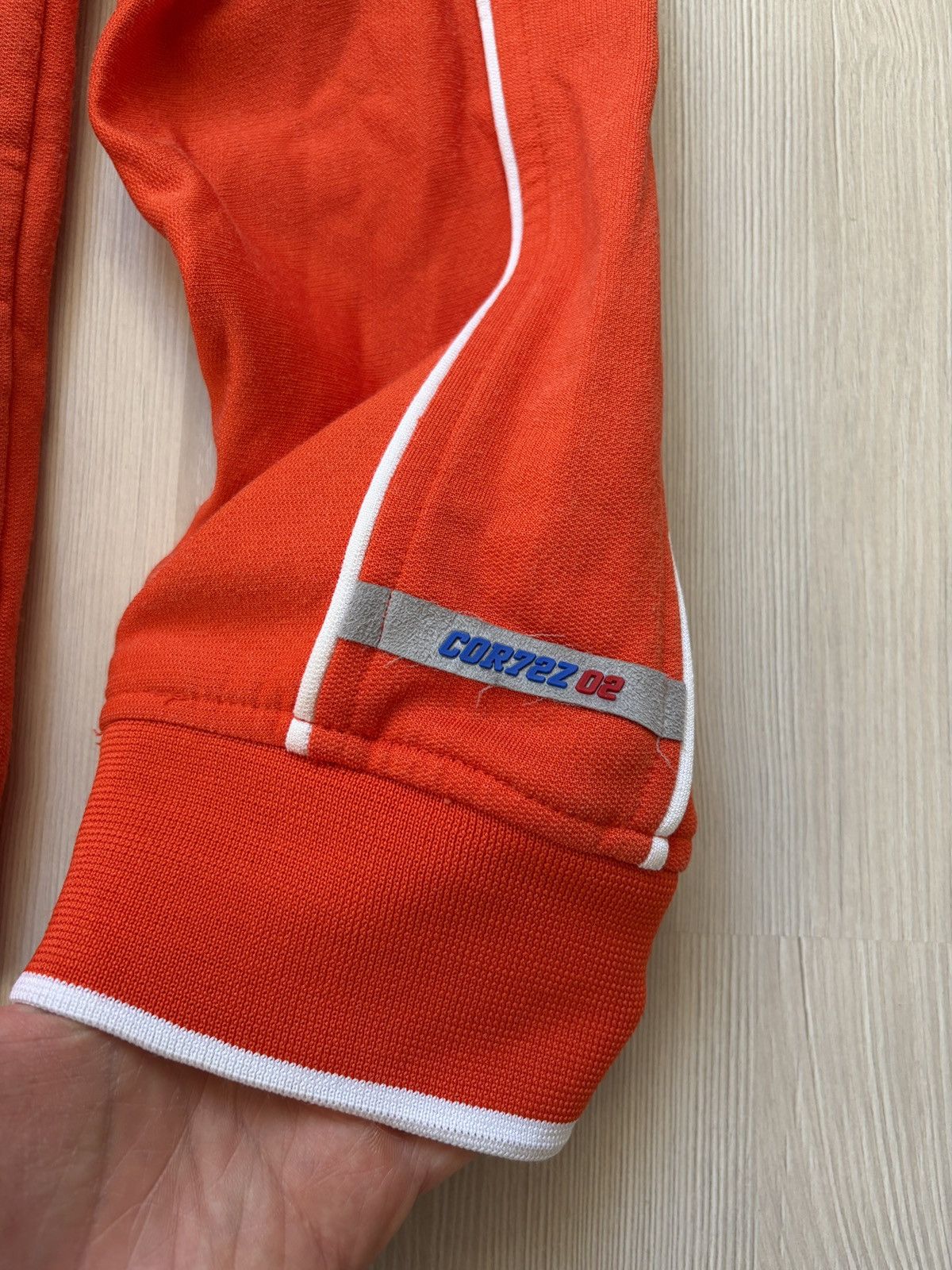 Nike Nike Vintage Cortez 02 Orange Zip Tracking Jacket Size US L / EU 52-54 / 3 - 10 Thumbnail