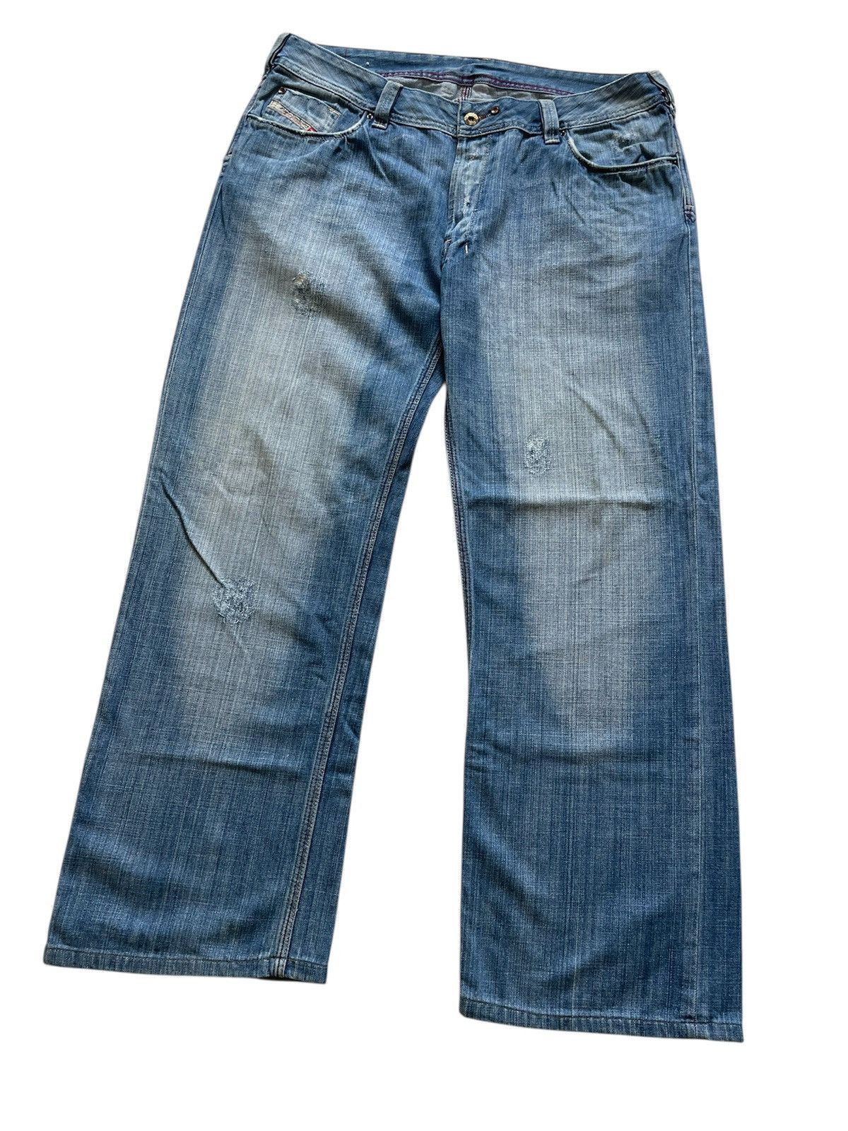 Diesel × Vintage Vintage Diesel Industry Baggy Jeans Size US 36 / EU 52 - 3 Thumbnail