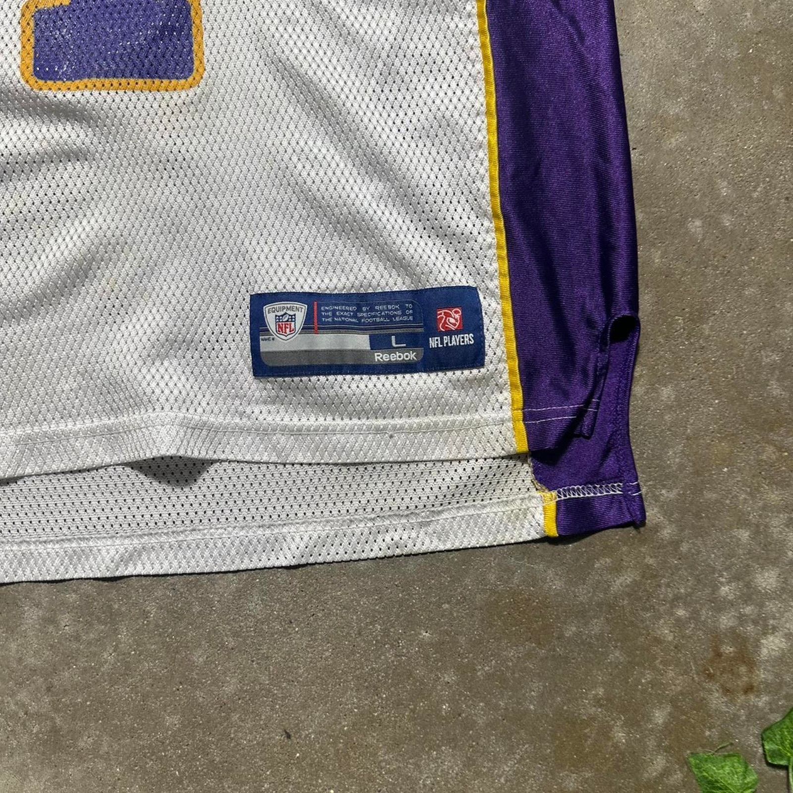 Reebok Vintage Reebok Brett Favre NFL Jersey Football Tee Shirt Size US L / EU 52-54 / 3 - 3 Thumbnail