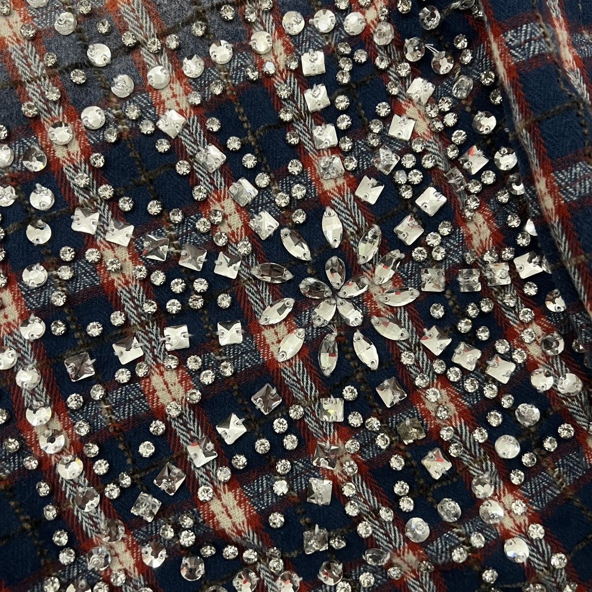 Vale Vale Forever Valley Dreams Rhinestone Flannel USA Size US L / EU 52-54 / 3 - 5 Thumbnail