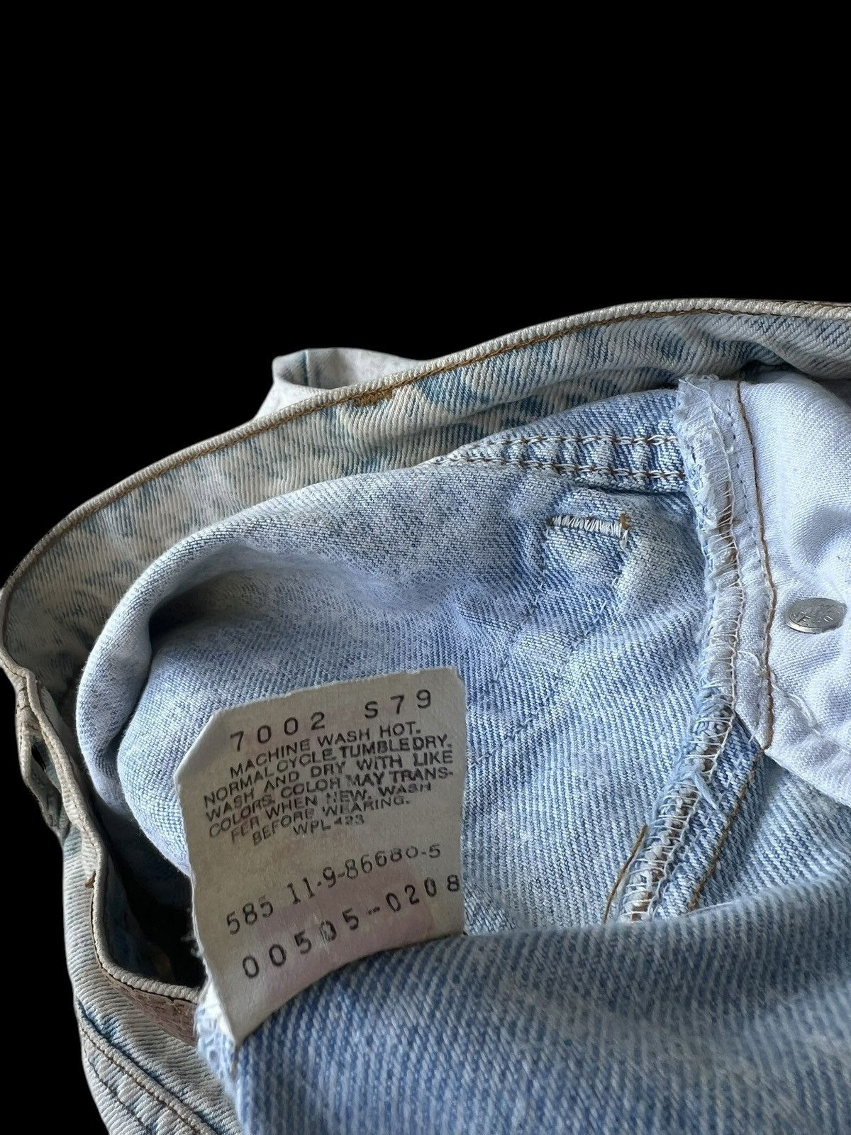 Levi's Dirty Mud Vintage Levi's 505 Stains Acid Wash Denim Jeans Size US 36 / EU 52 - 24 Thumbnail